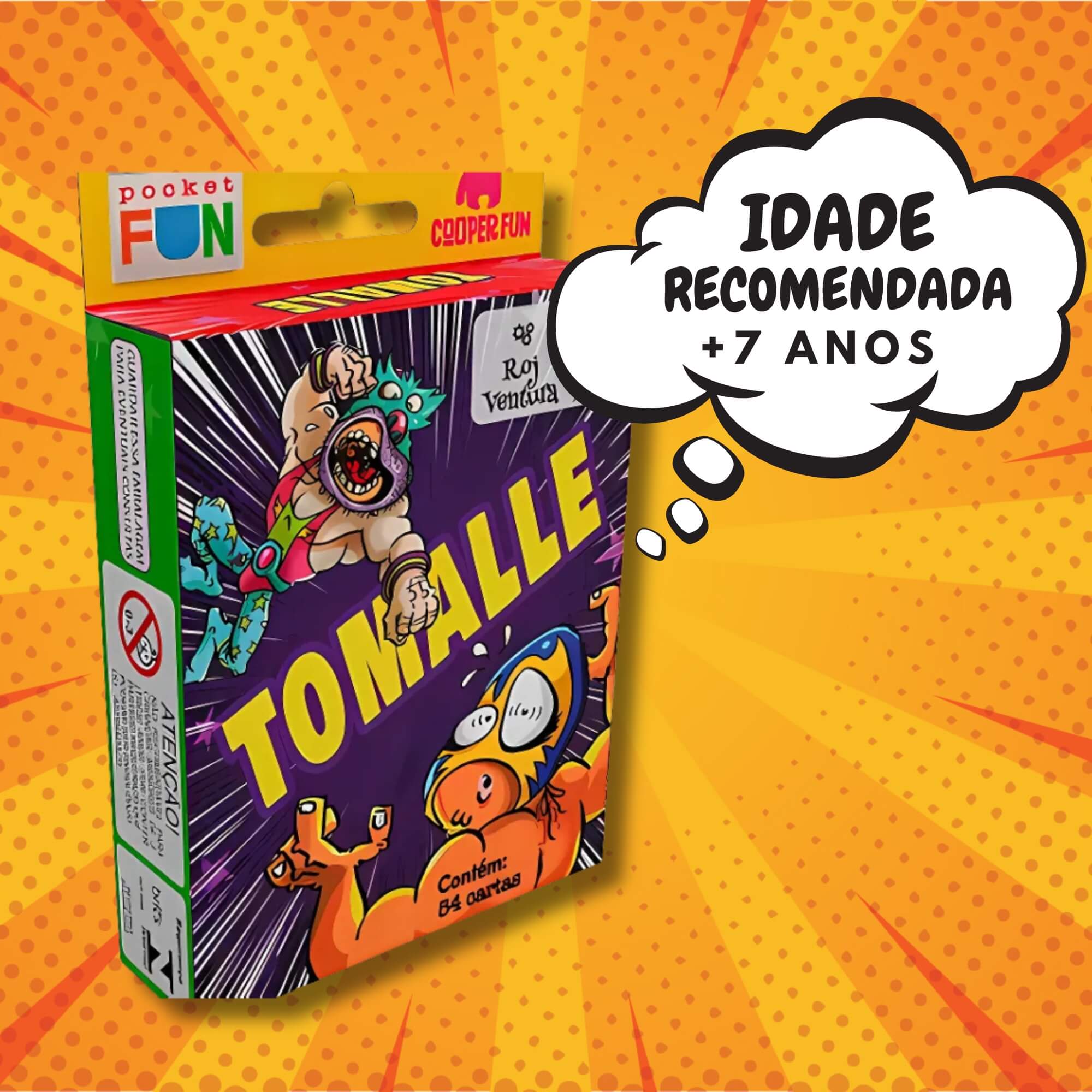 COMP Kit Jogos de Tabuleiro e Cartas: Perguntados Especialistas Copag + Tomalle Cooper Fun
