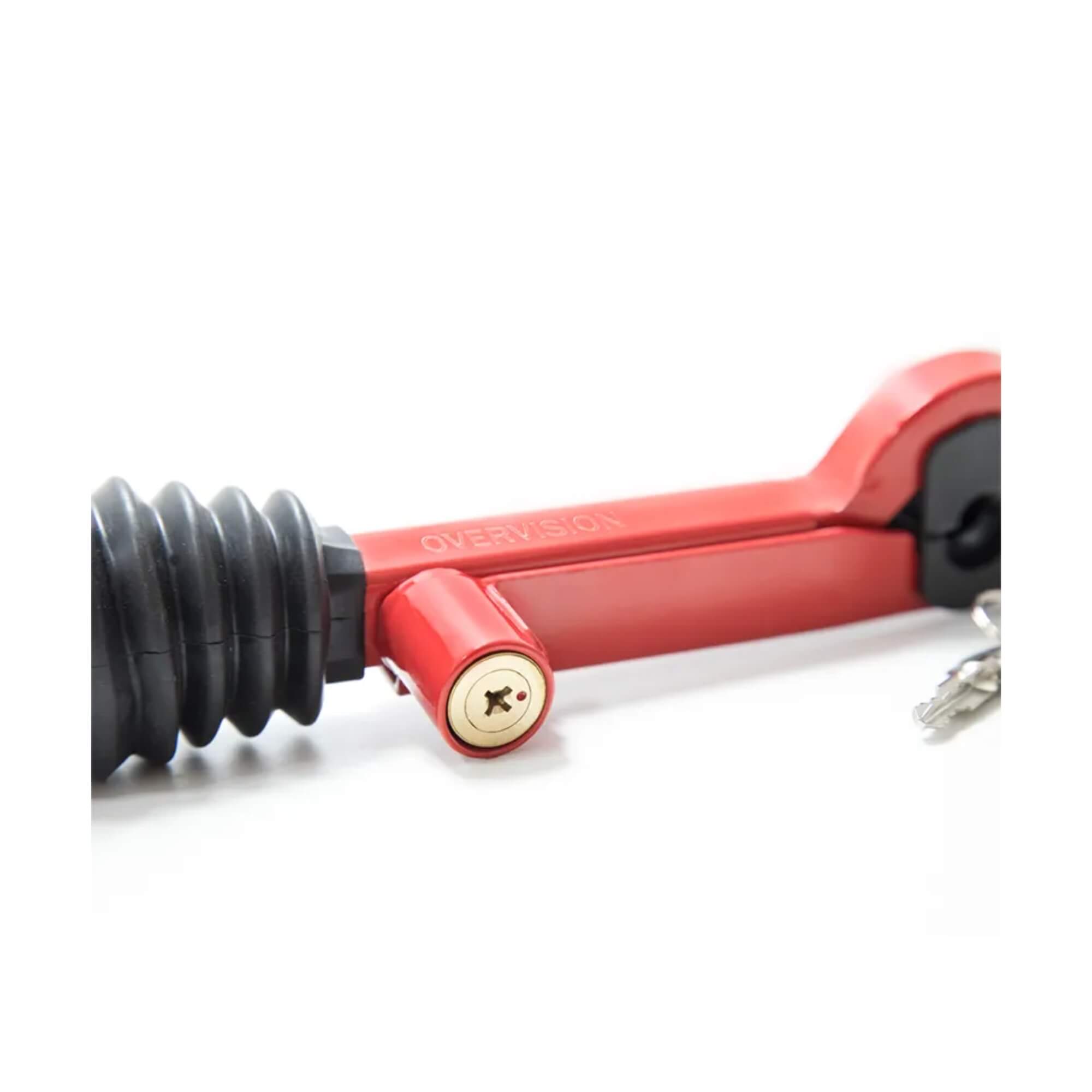 COMP Kit Segurança Automotiva Overvision: Trava de Volante + Trava de Câmbio