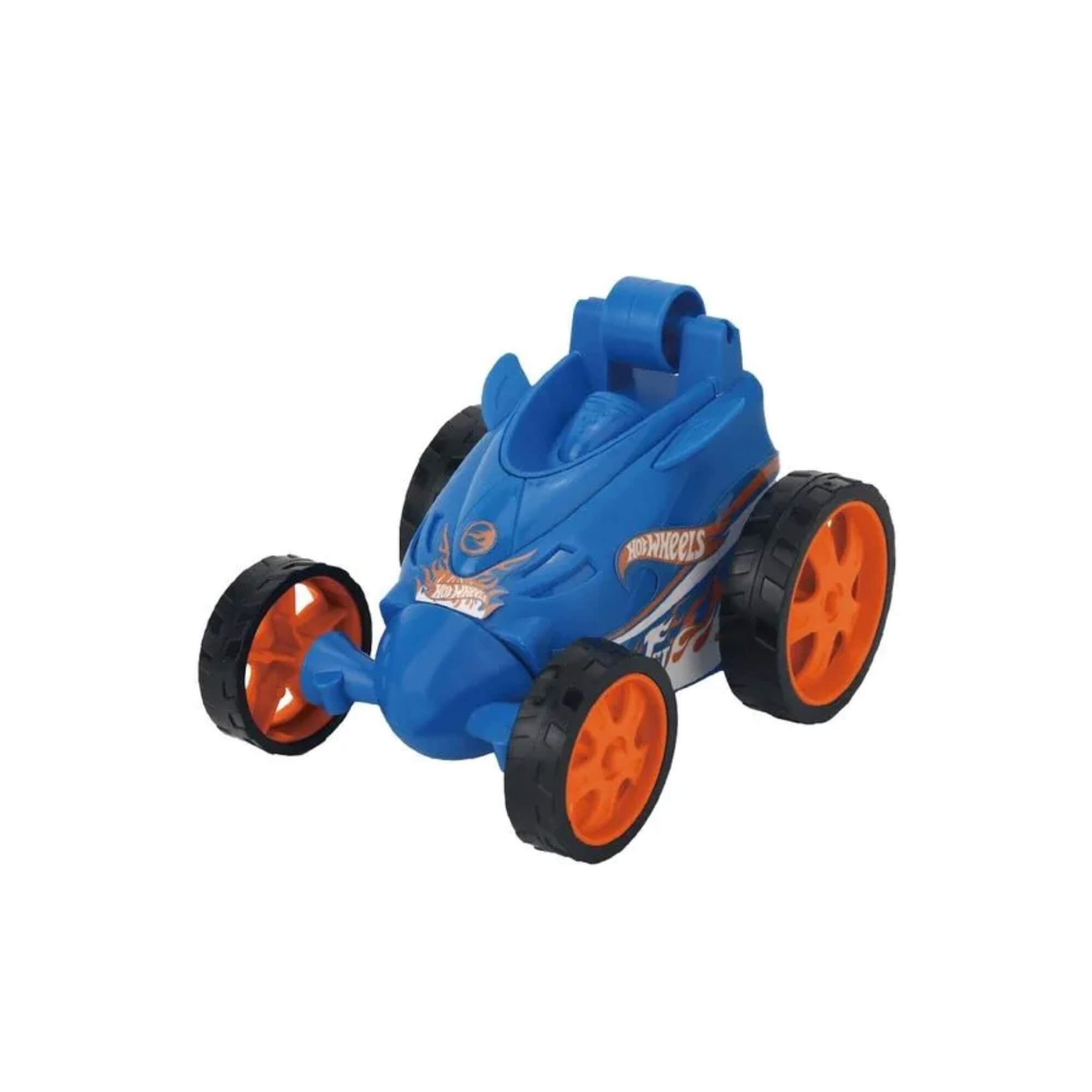 Brinquedo Carrinho de Controle Remoto Hot Wheels 1:43 Azul com Luz Multikids - BR2477