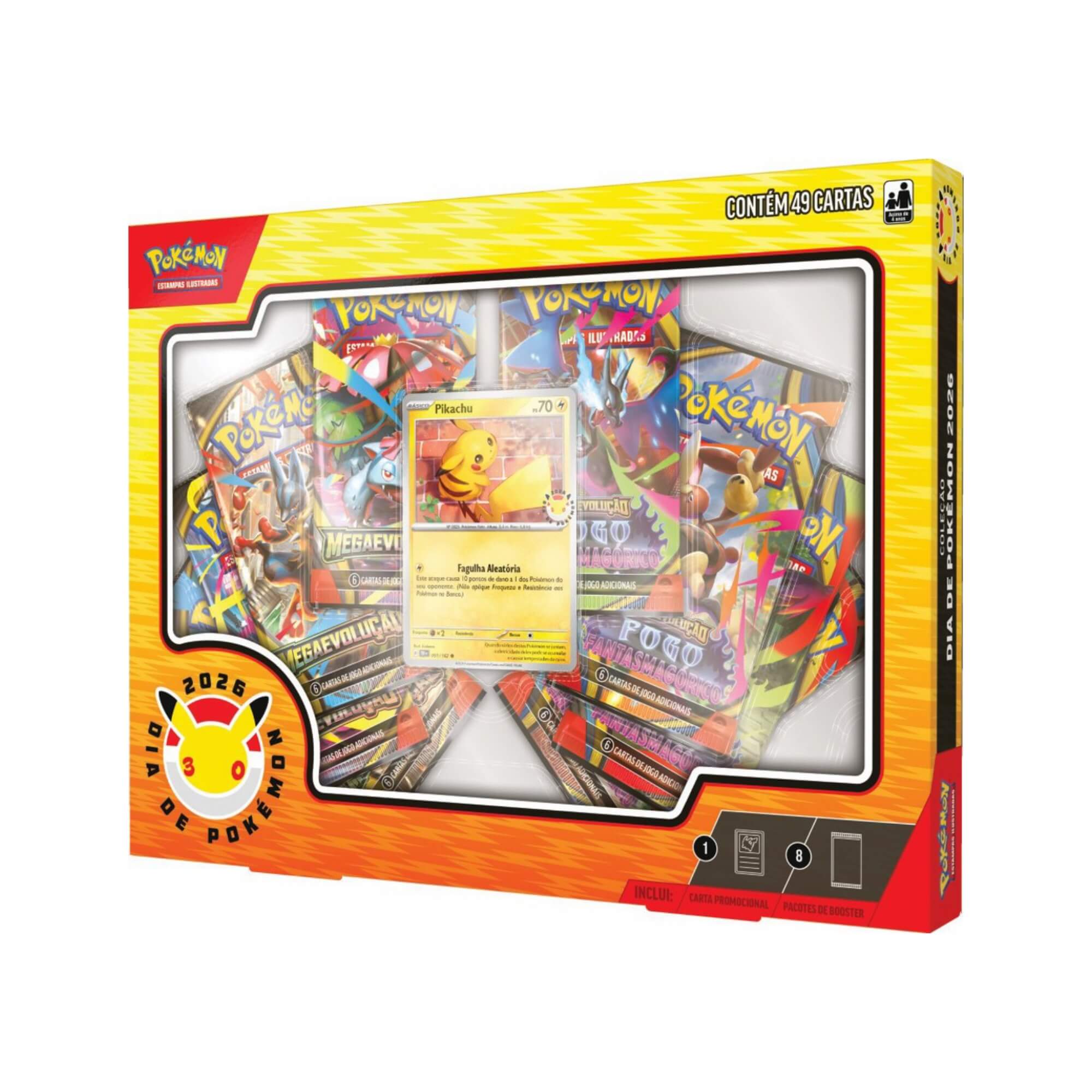 Box Coleção Dia de Pokémon 2026 Copag - 36438
