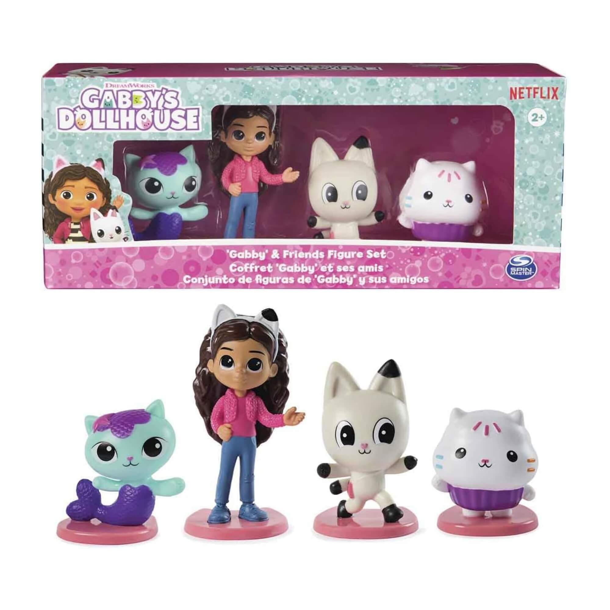 Gabby Pack Com 4 Mini Figuras Gabby's Dollhouse Sunny - 003969