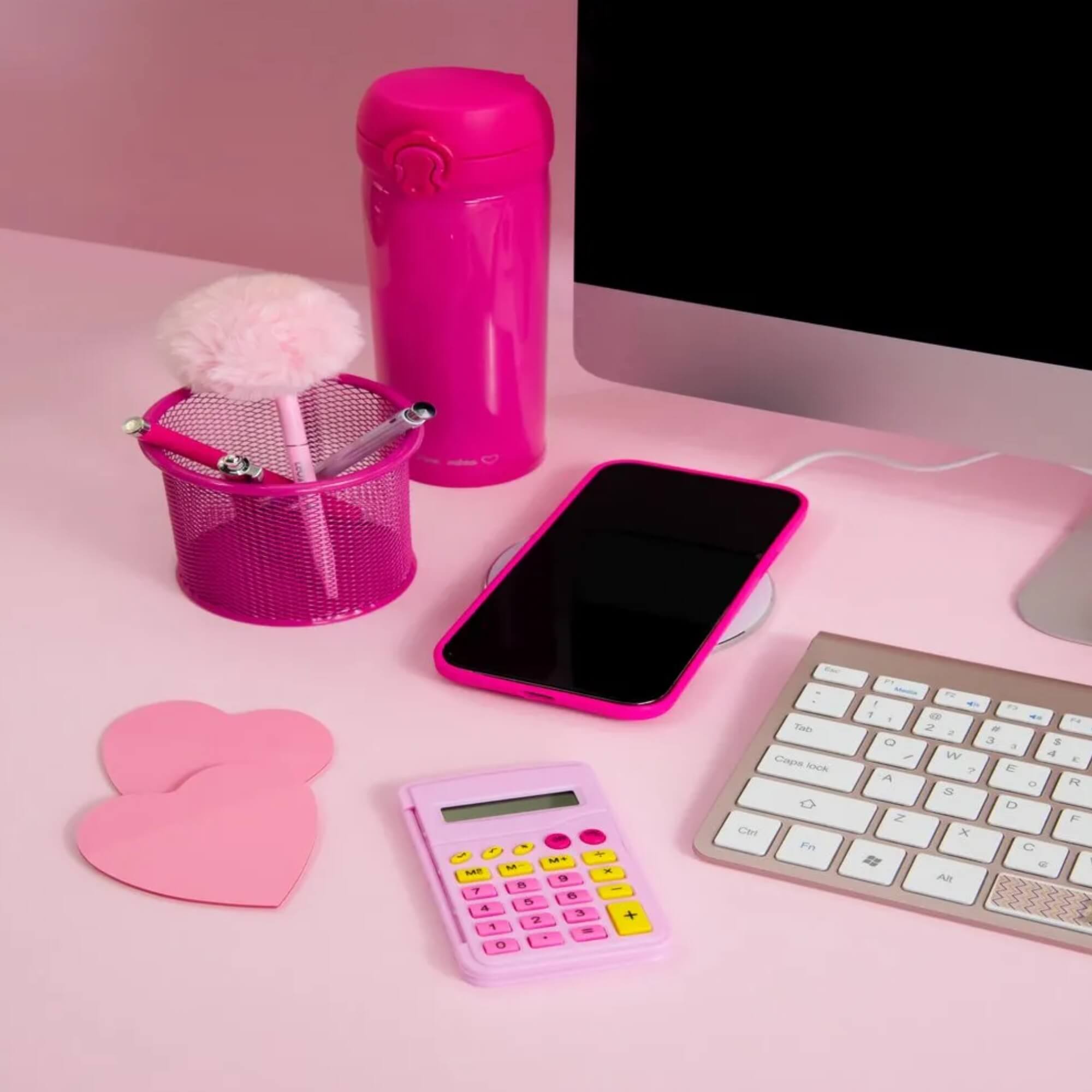 Kit Pink Vibes com 1 Caneta e 1 Lapiseira Leoarte Leonora - 96104