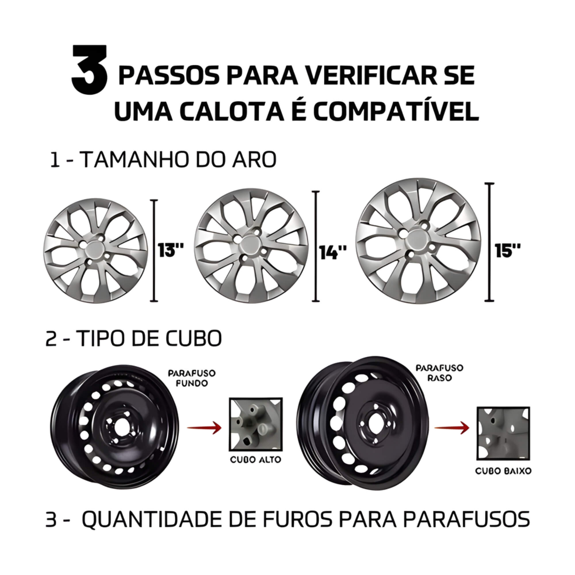 Calota Aro 14" cor Grafite Modelo Sport Peugeot 2025 Jogo c/ 4 Calotas Grid - 411CB-GFT-E