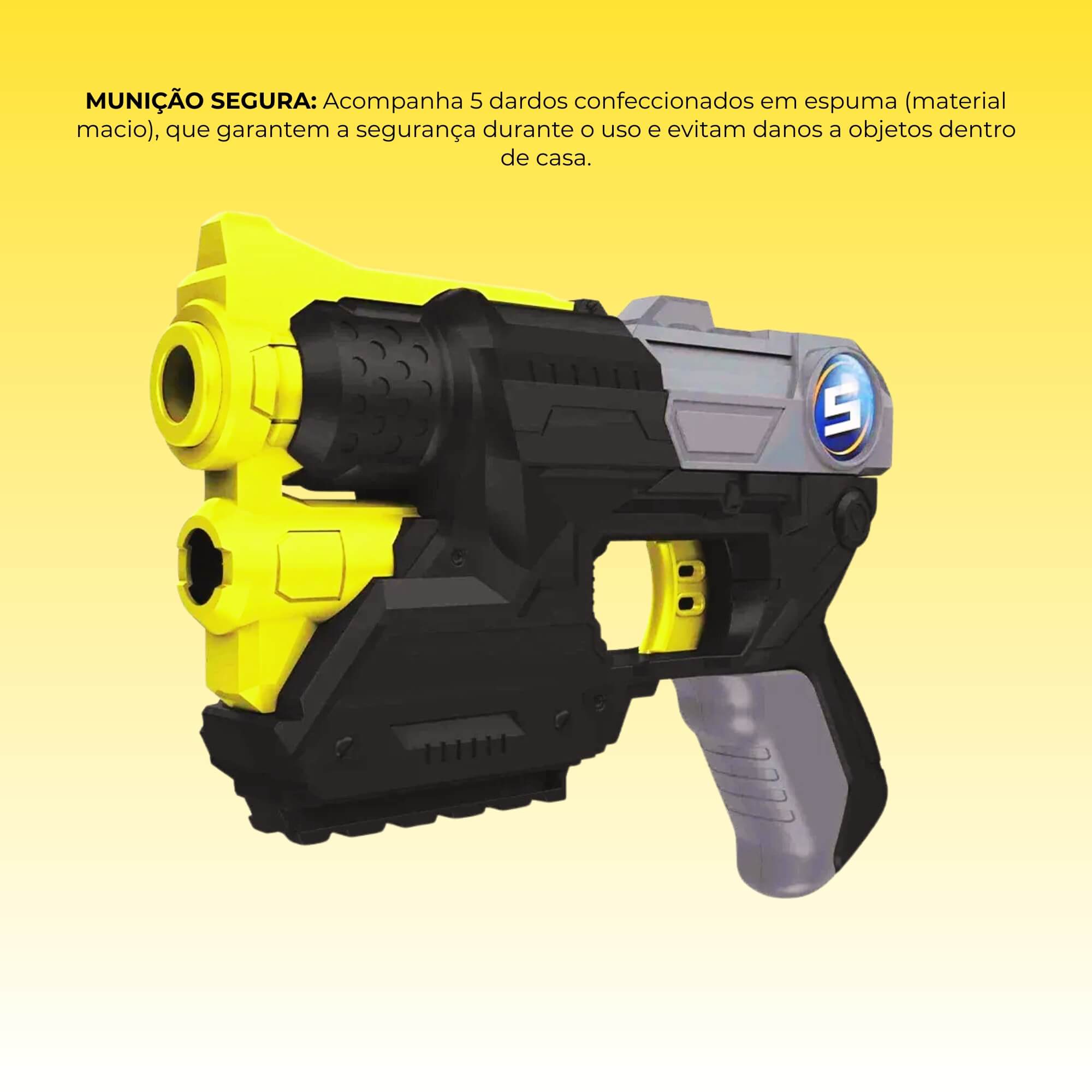 Lançador X Darts Space 2 Aventura e Precisão Braskit - 1703