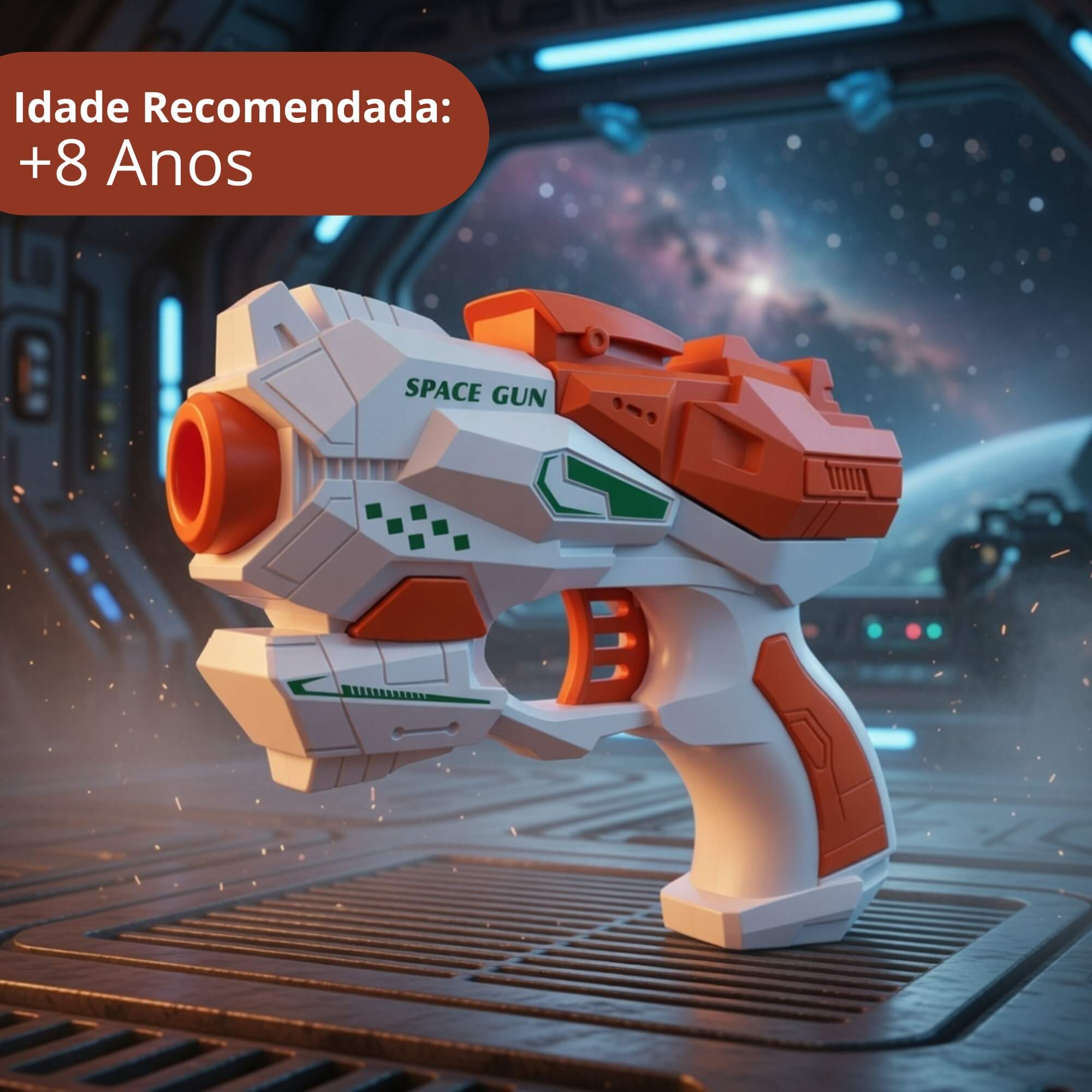 Brinquedo Lançador X Darts Space 1 Braskit - 1702