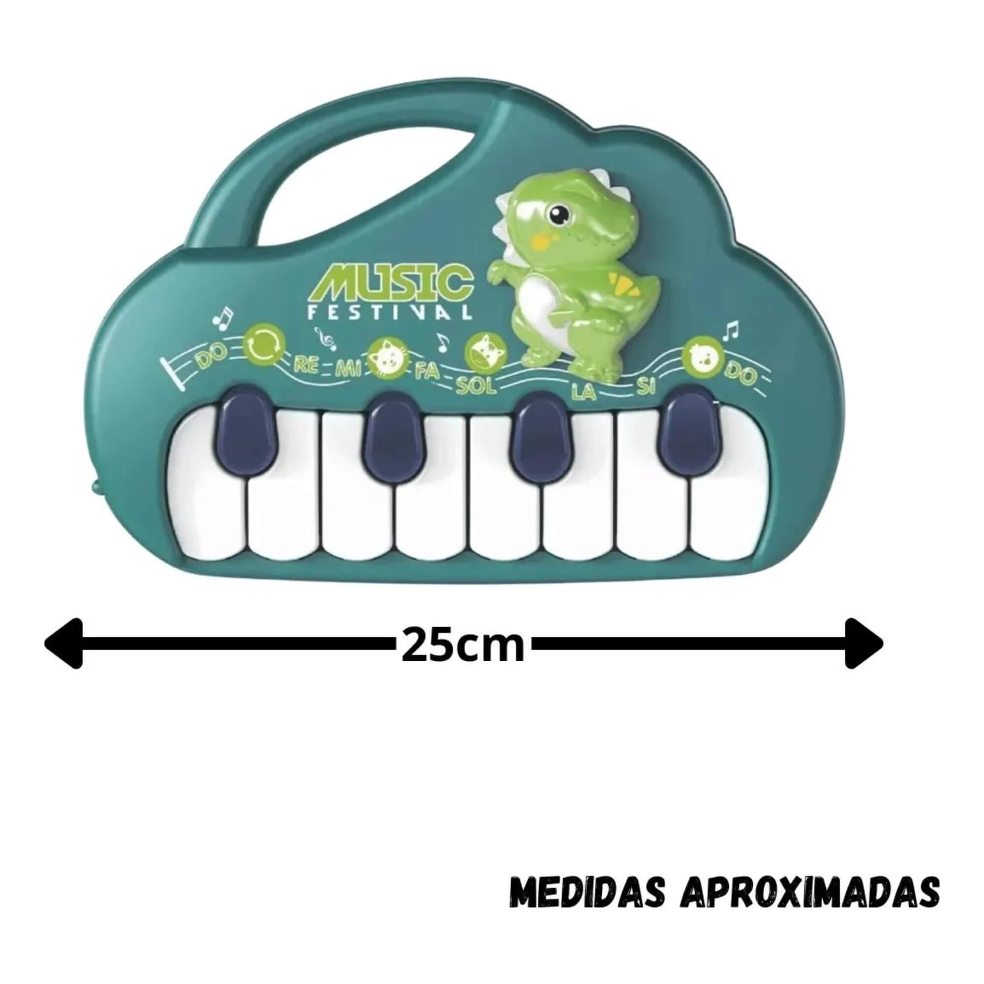 Piano Dino Legal com Som e Luz Braskit - 20288