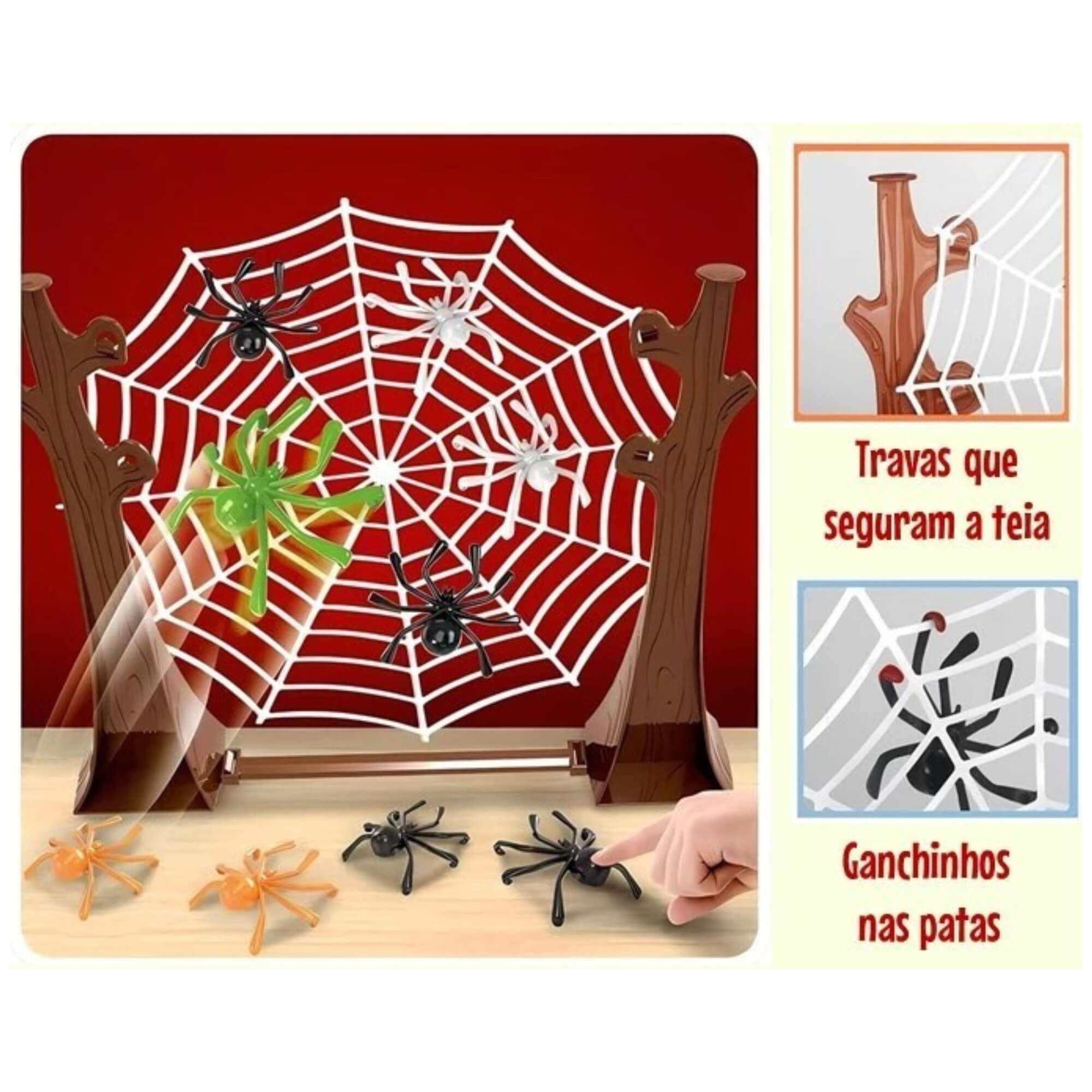 Jogo Infantil Spider Game Braskit - 1009