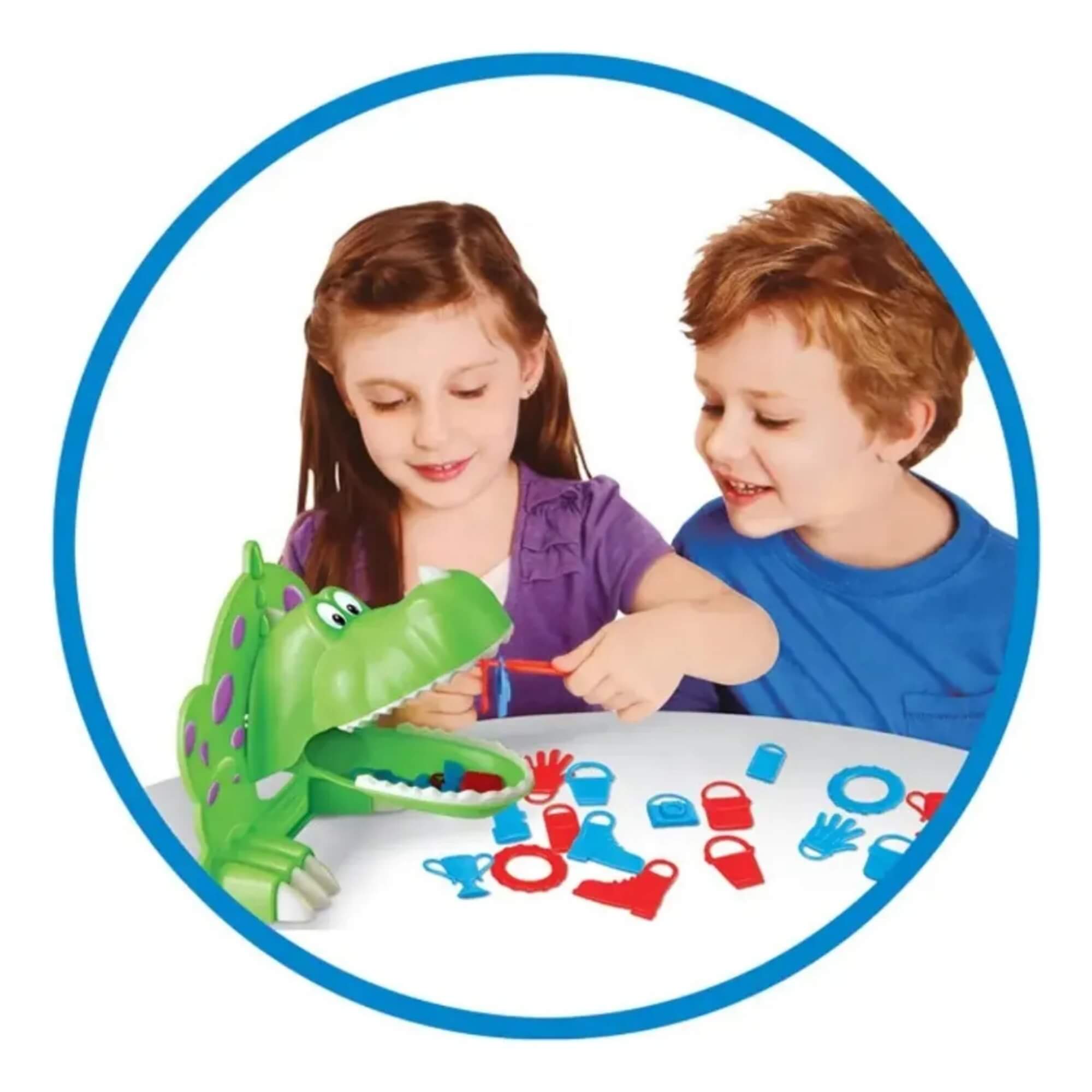 Jogo Infantil Dino Guloso Braskit - 1208