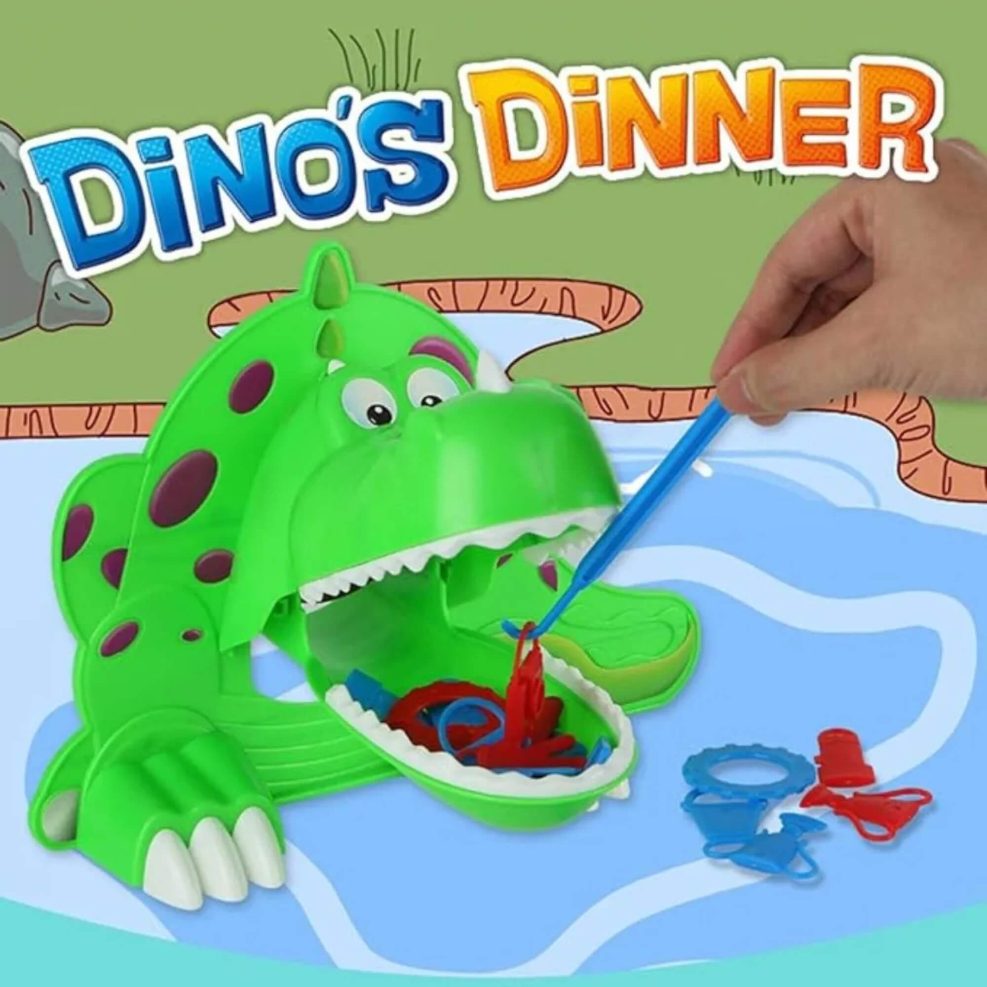 Jogo Infantil Dino Guloso Braskit - 1208