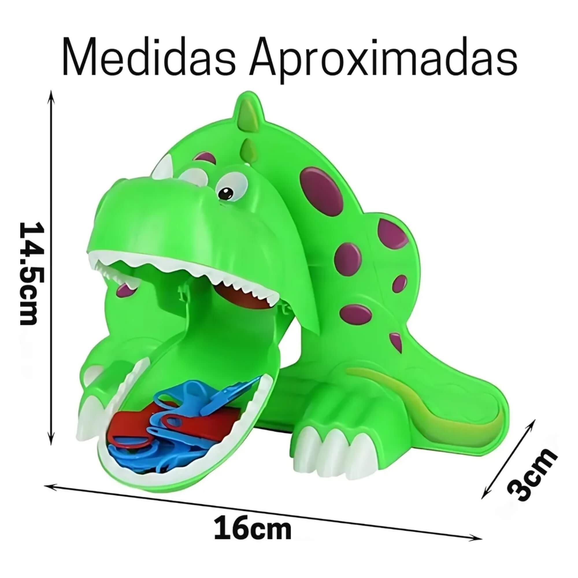 Jogo Infantil Dino Guloso Braskit - 1208