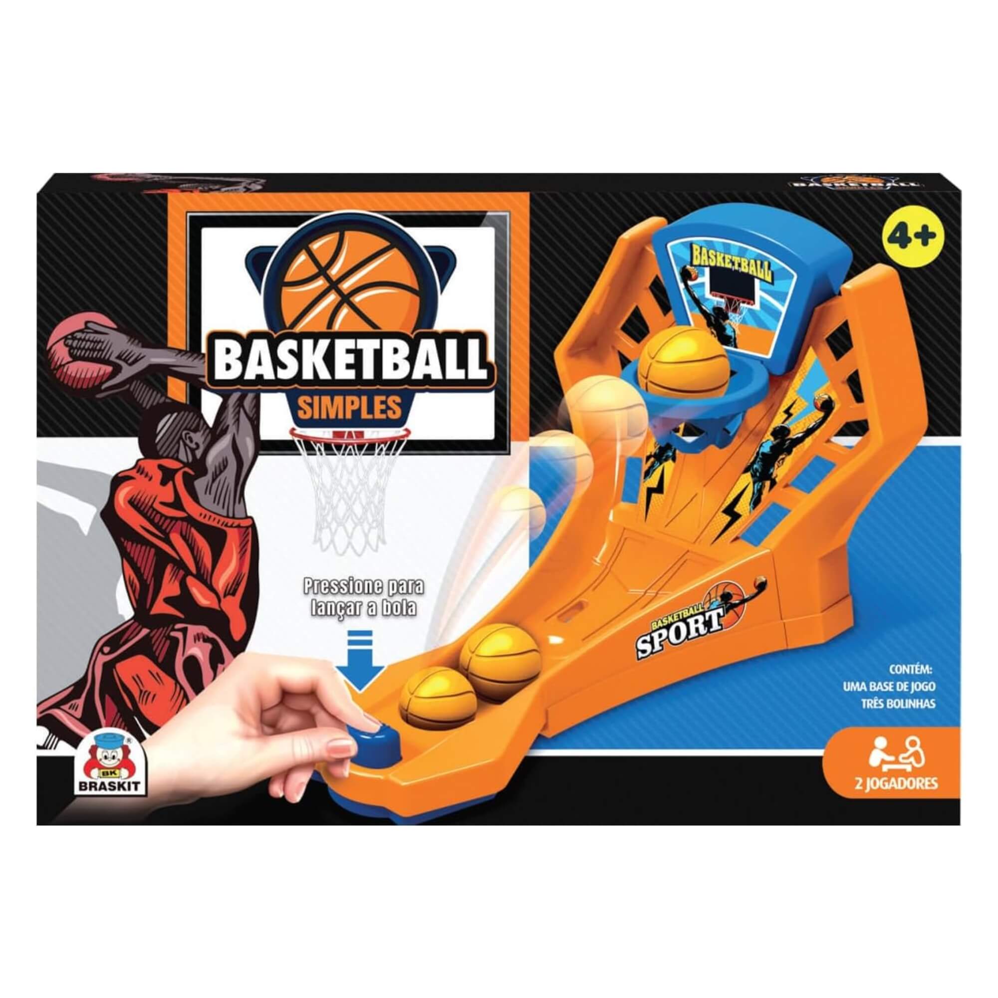Jogo de Basquete Basketball Simples Braskit - 2203