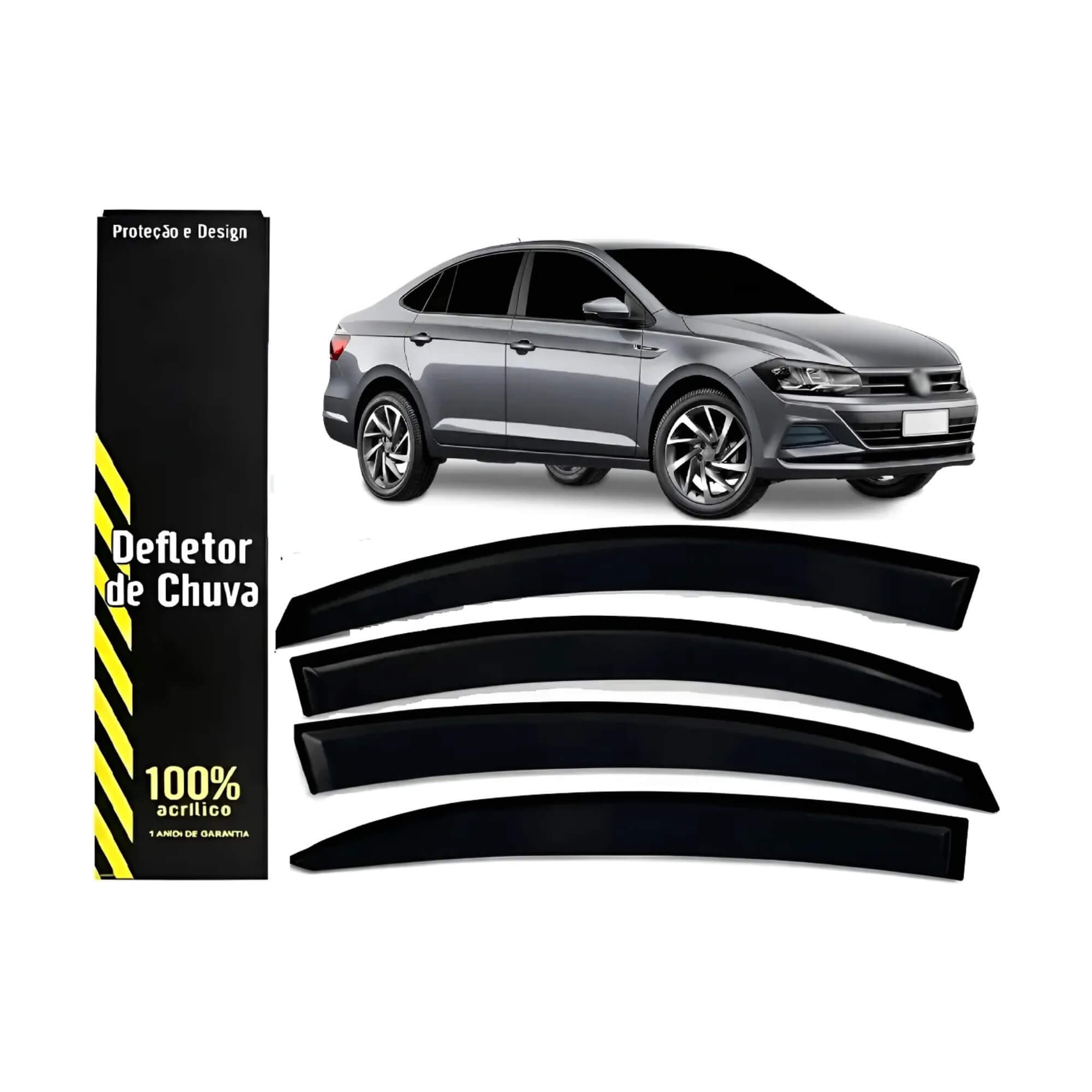 Calha de Chuva Virtus 2018/2025 4 Portas Ecoflex - 40026A