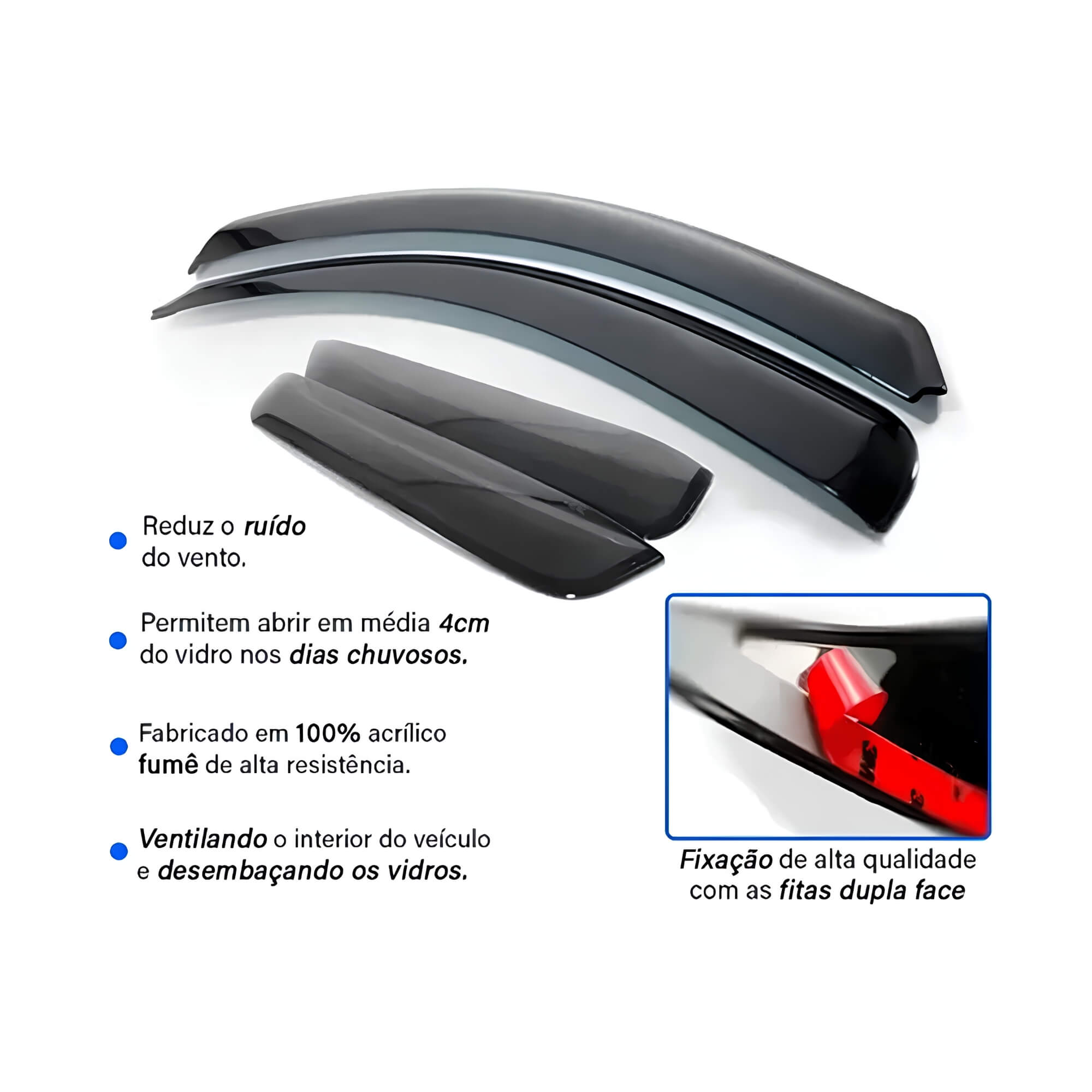 Defletor Calha de Chuva Argo 17/23 e Pulse 2026 4P Ecoflex - 50000A