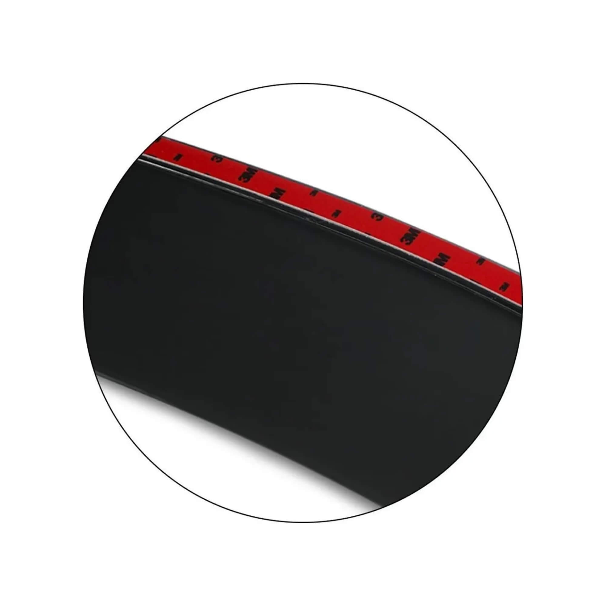Calha de Chuva Defletor Mobi 2016/2025 4 Portas cor Preto Fumê Ecoflex - 50003A