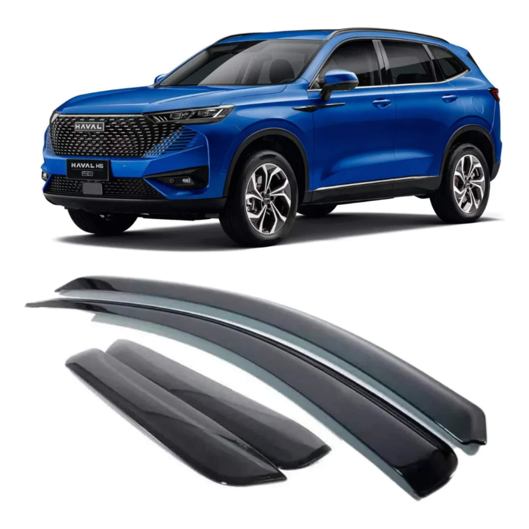 Calha De Chuva Gwm Haval H6 2023 2024 2025 2026 4 Portas Ecoflex - 43000A