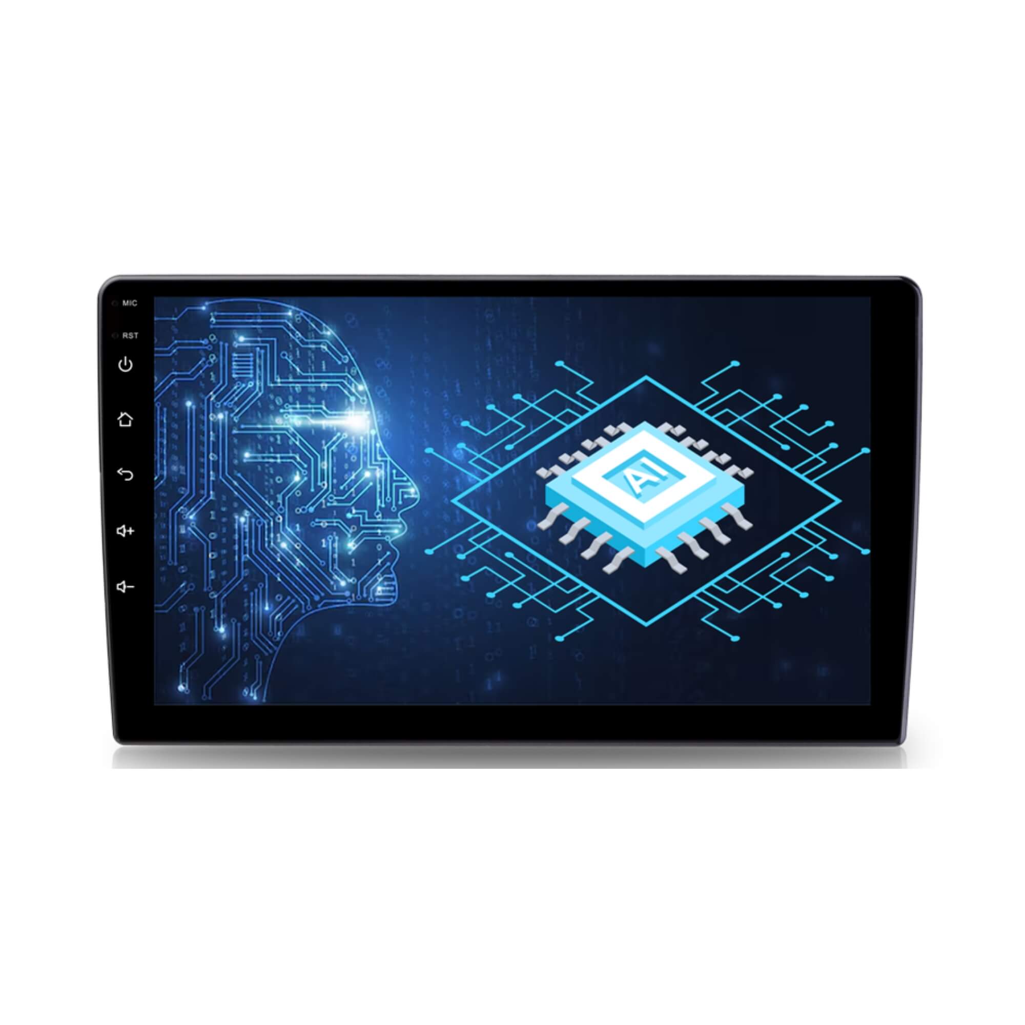 Multimídia Android 9" com IA Octa Core 1.6 Ghz 4 Canais de 50 Watts RMS Roadstar - RS925BR IA MI