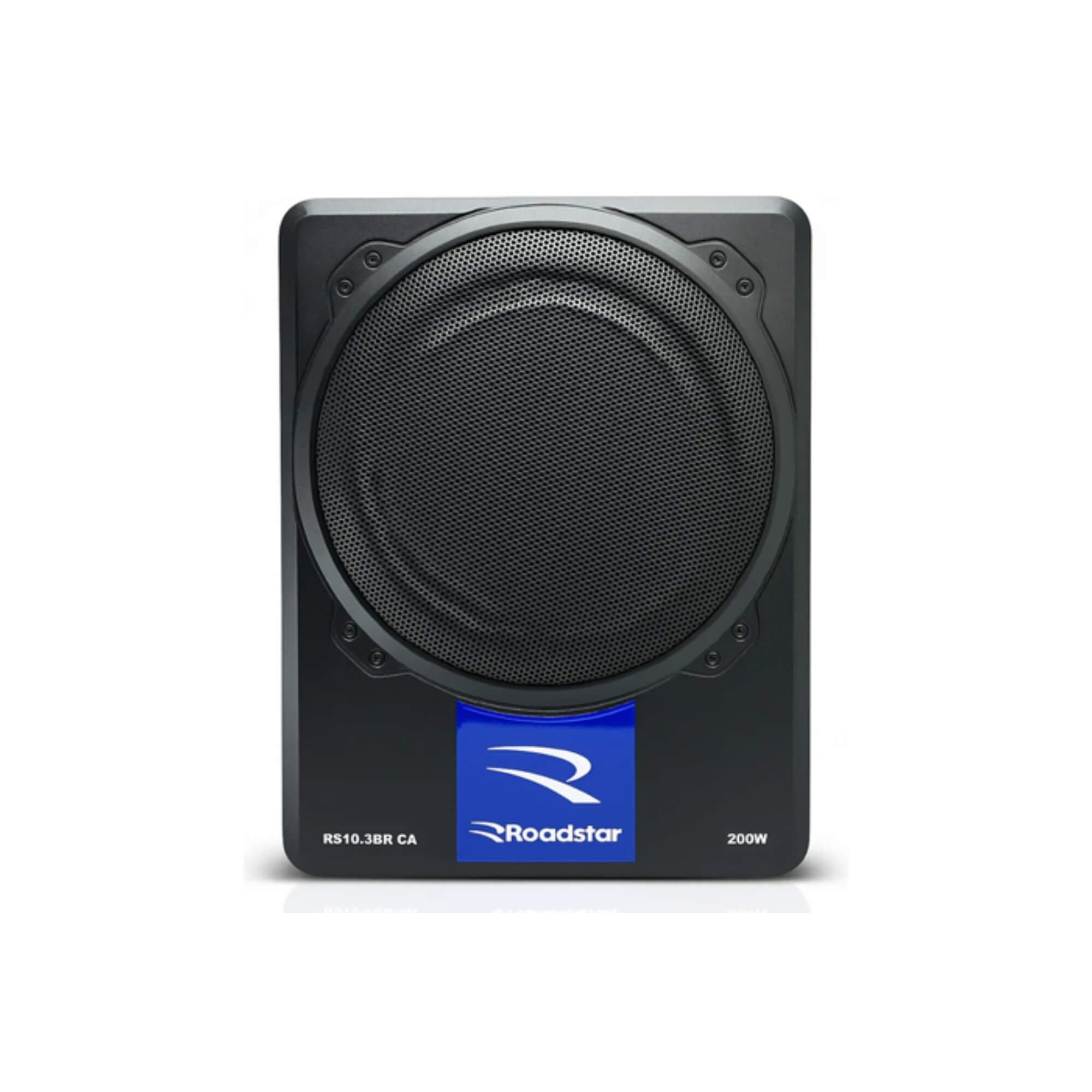 Caixa Slim Amplificada SubWoofer Classe AB 10" Pol 200W RMS Roadstar - RS10.3BR MI