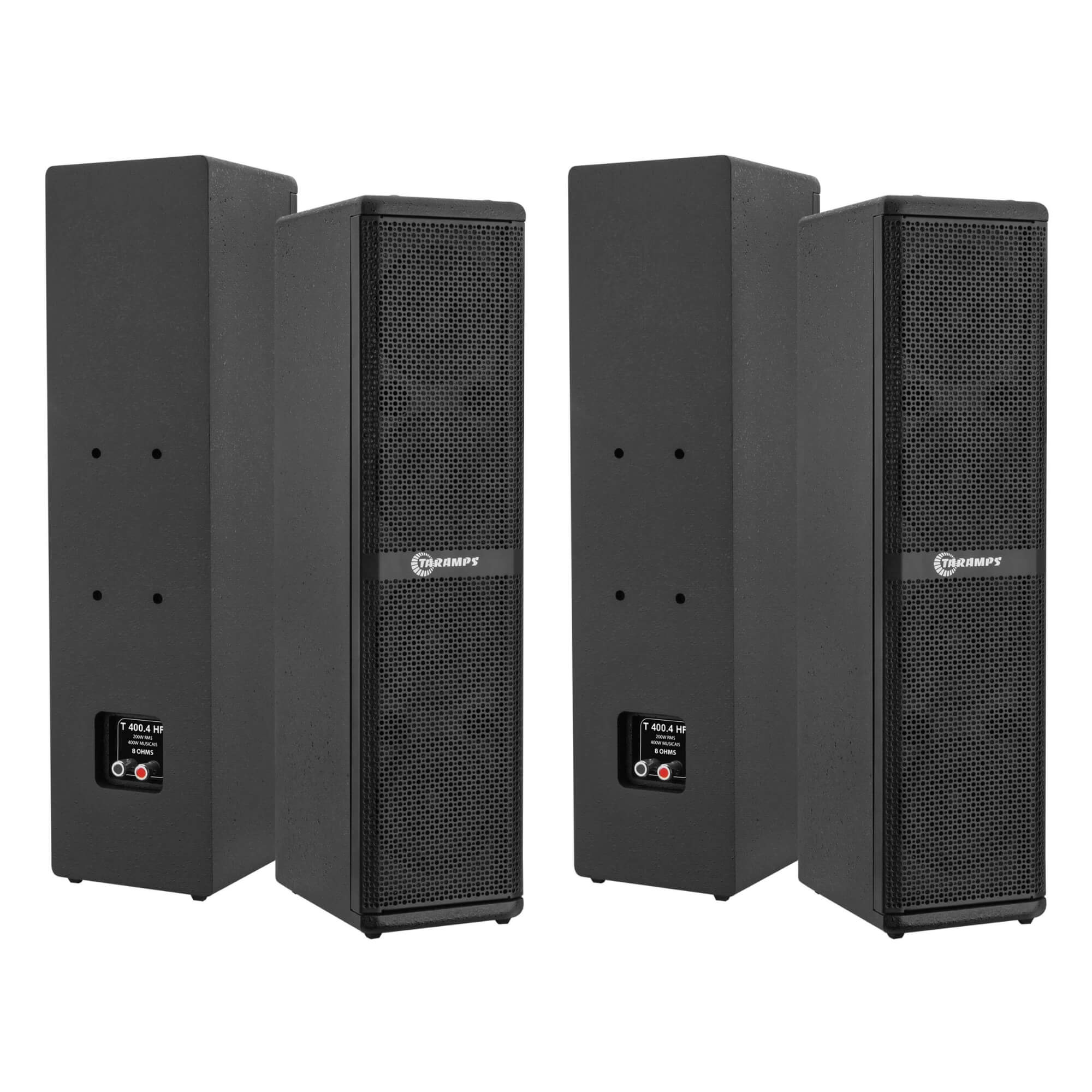 COMP Kit 2 Caixas de Som Acúsitcas 4 Polegadas T 400.4 HF