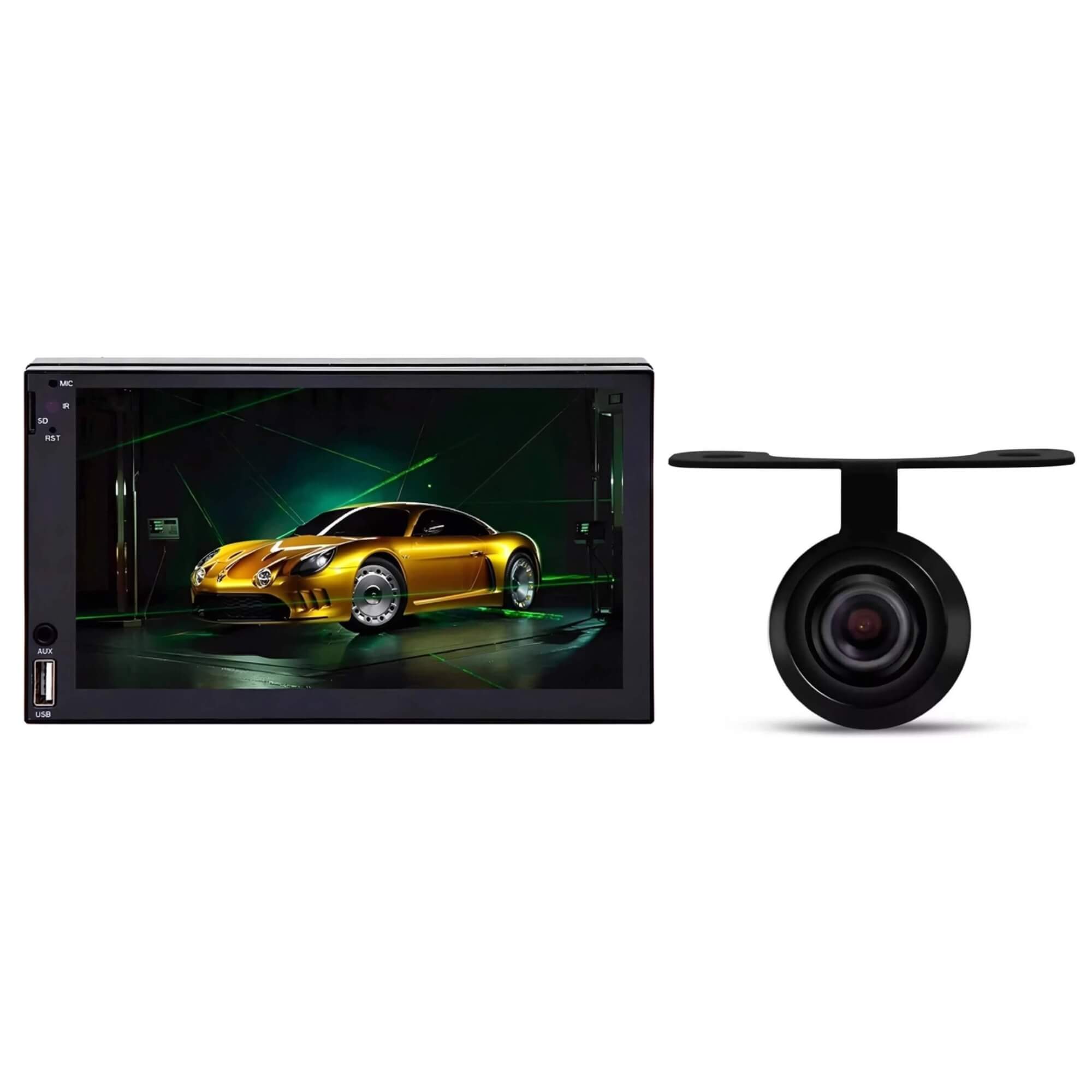 COMP Multimídia 7" Full Touch HT-2700 + Câmera de Ré 12V