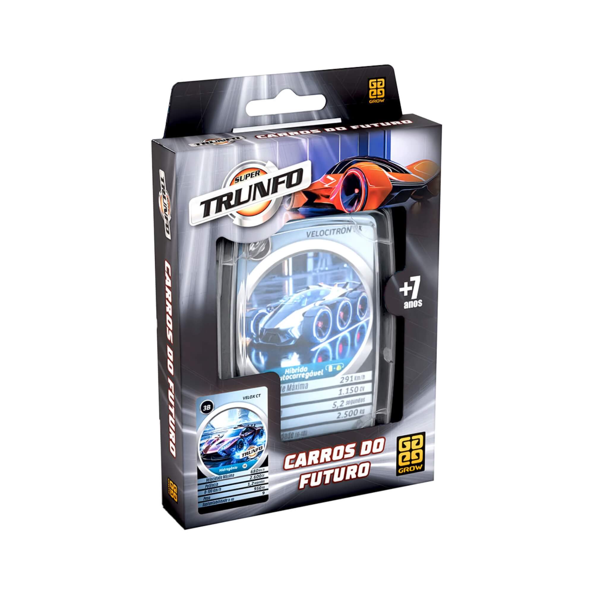 Jogo de Cartas Super Trunfo Carros do Futuro Grow - 04915