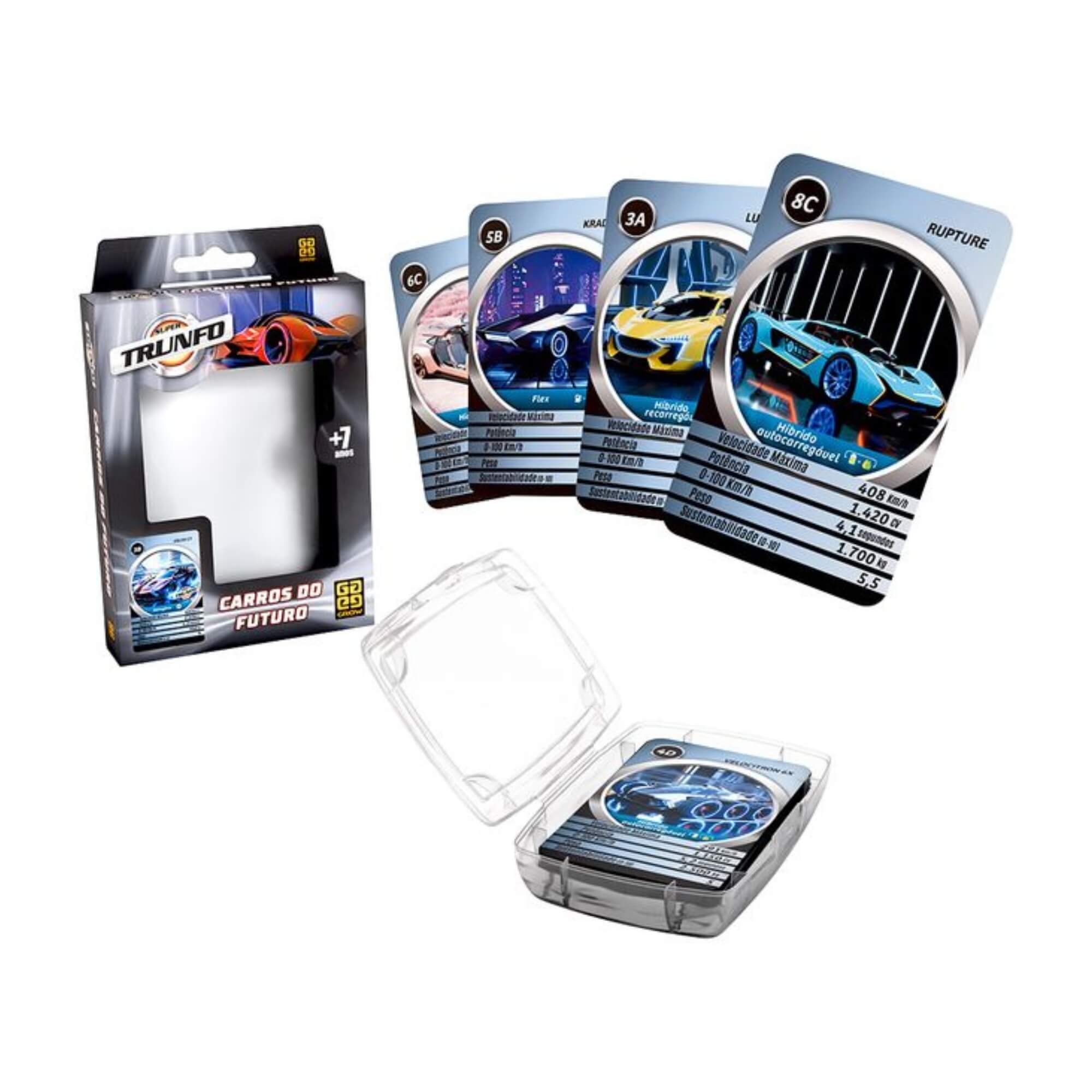 Jogo de Cartas Super Trunfo Carros do Futuro Grow - 04915