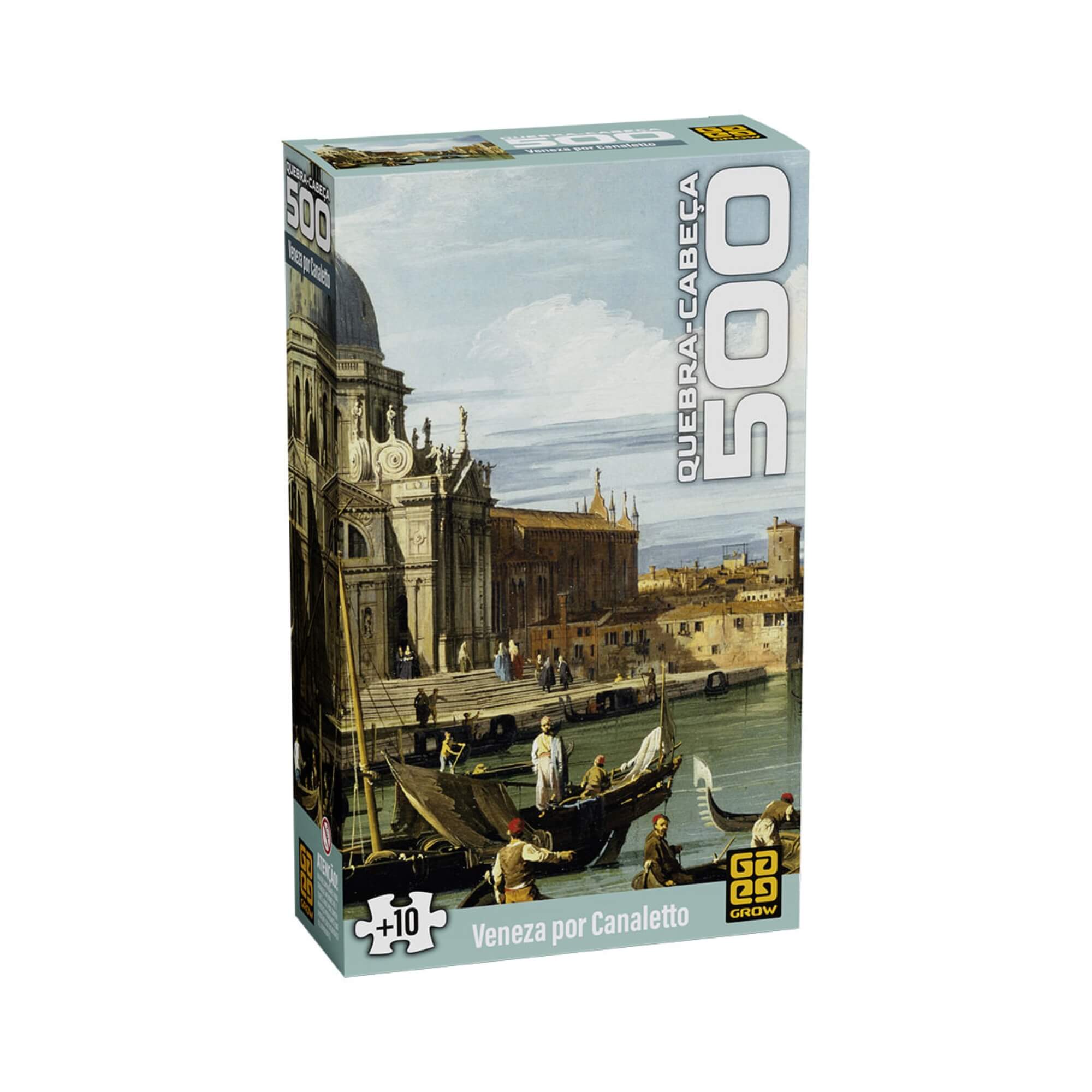 Quebra-cabeça 500 peças Veneza por Canaletto +10 Anos Grow - 04930