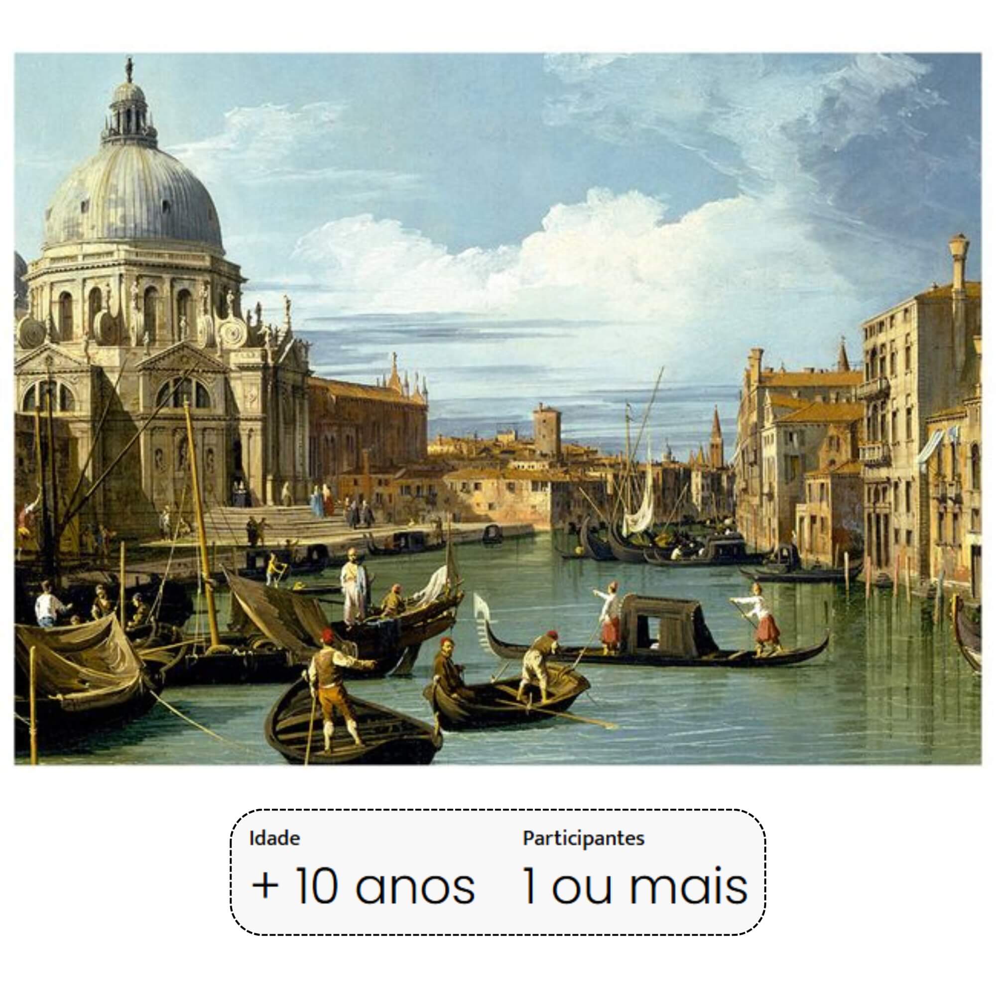 Quebra-cabeça 500 peças Veneza por Canaletto +10 Anos Grow - 04930