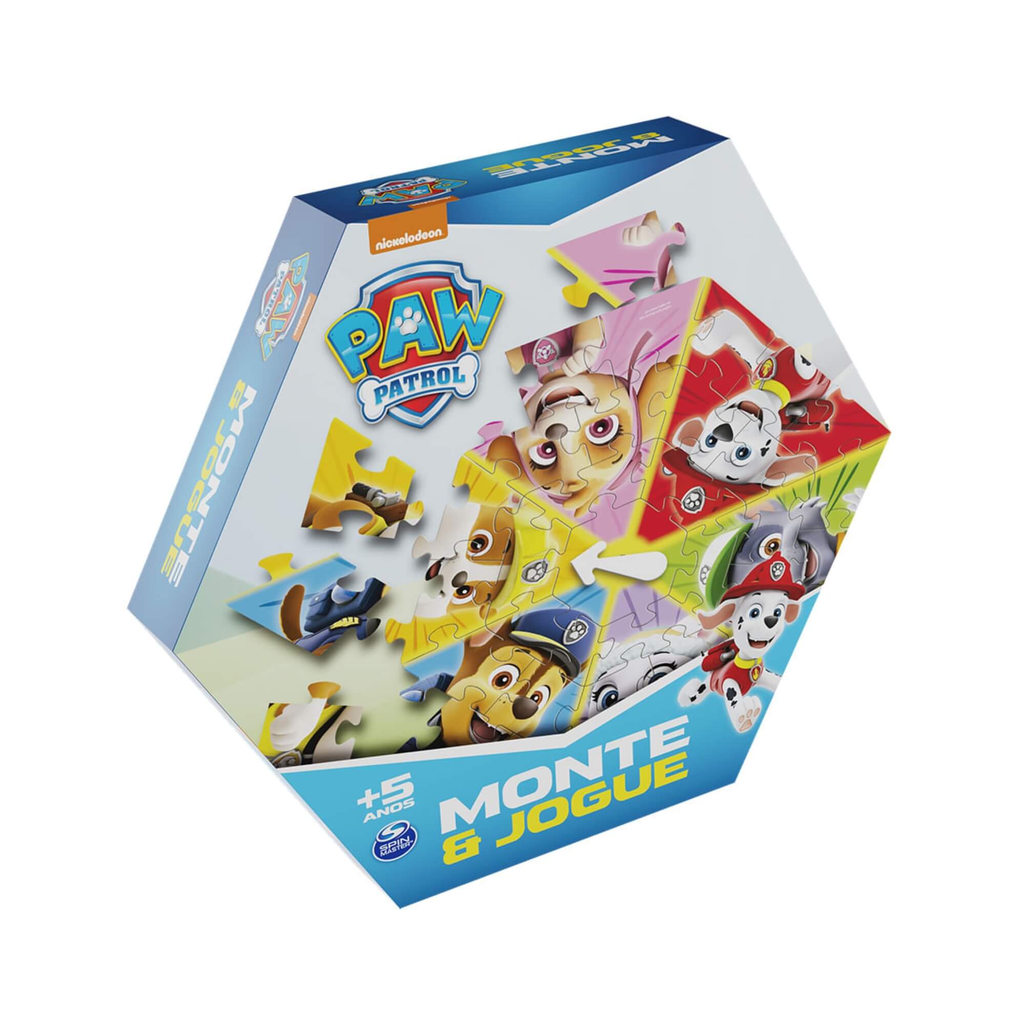 Jogo Monte e Jogue Patrulha Canina - 2 a 4 participantes Grow - 04851