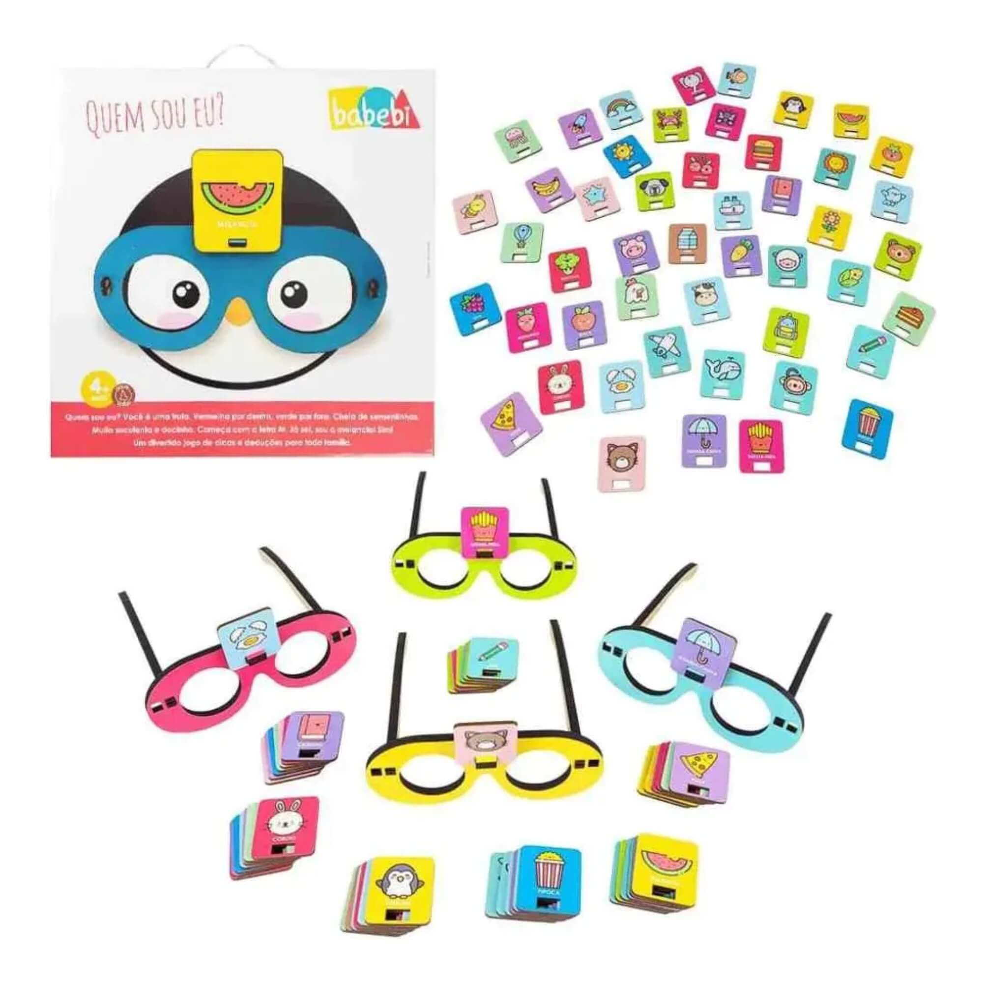 Brinquedo Educativo Quem Sou Eu ? Babebi - 6070