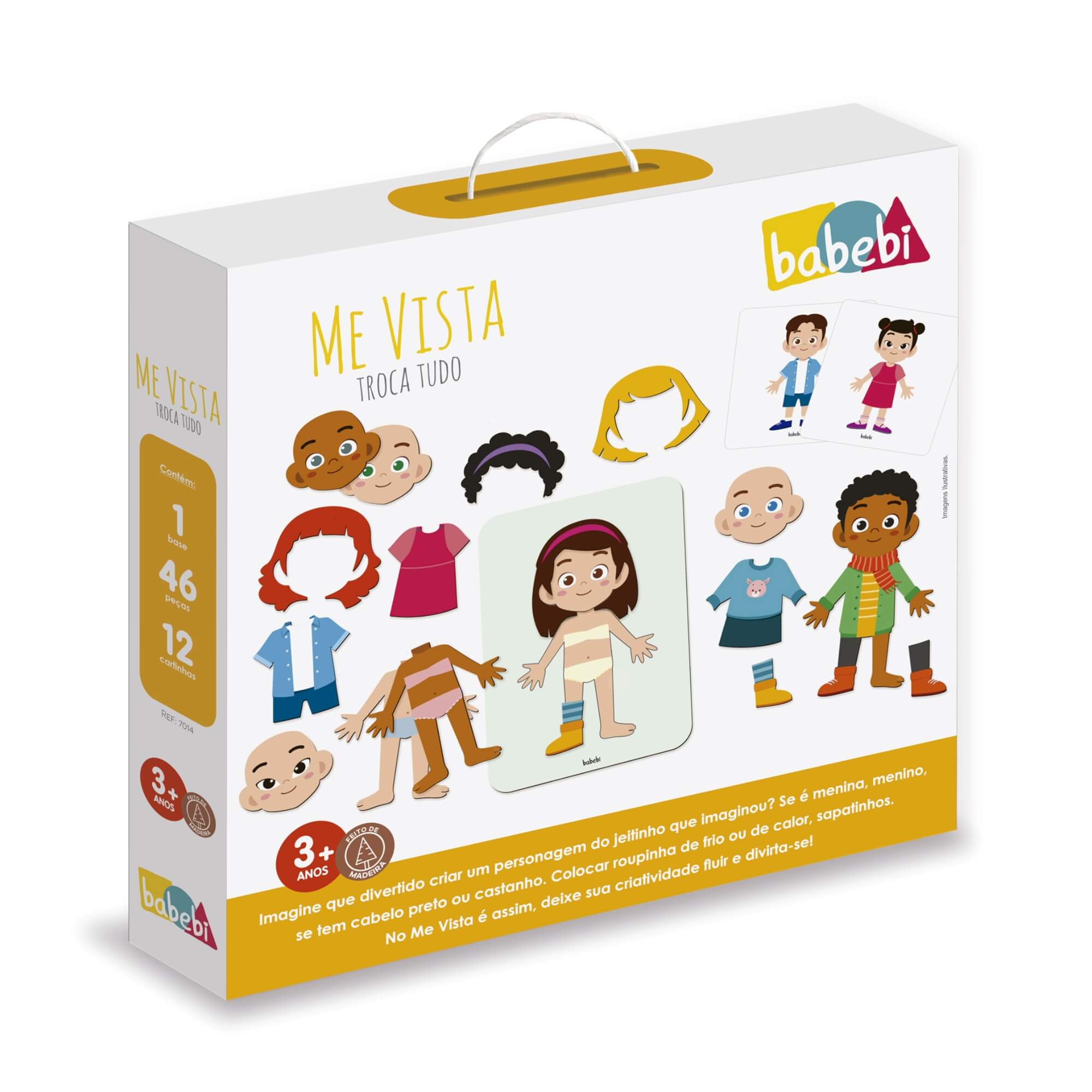 Jogo Infantil Me Vista Troca Tudo Babebi - 7014