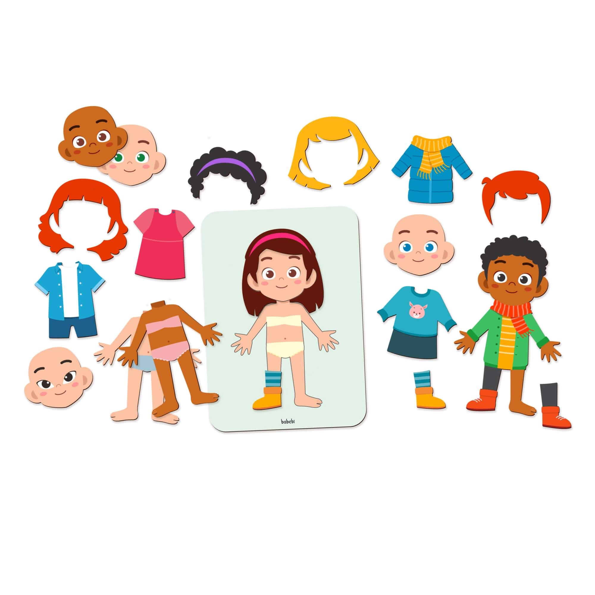 Jogo Infantil Me Vista Troca Tudo Babebi - 7014
