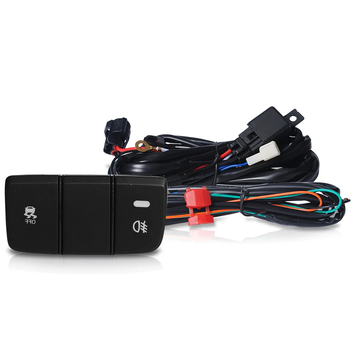 COMP Kit Farol de Milha Creta + Par Lâmpadas Halógena H8