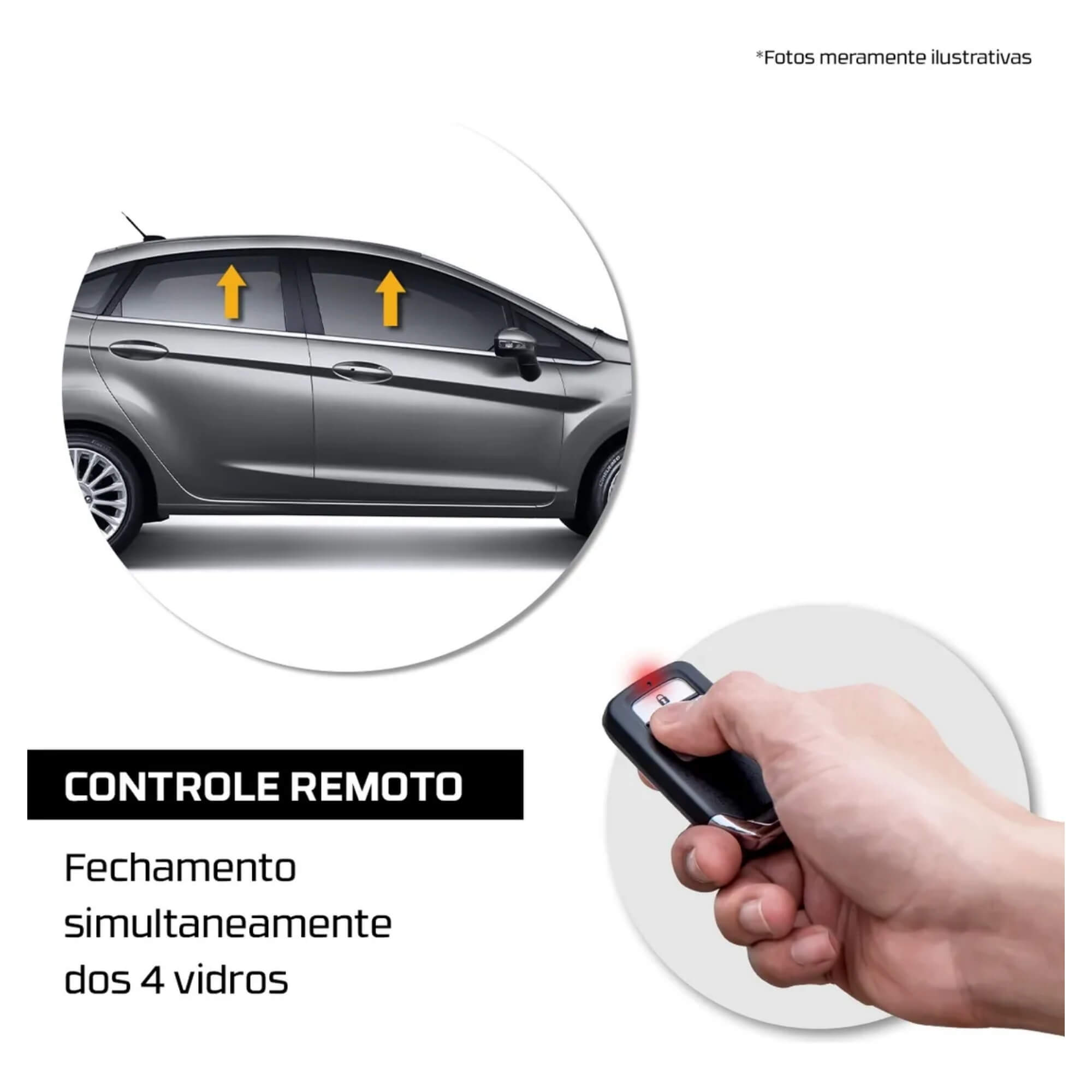 Módulo Subida Vidro + Fechamento Teto Solar Range Rover/Discovery/E-Pace Tury - Pro 3.3 Fm