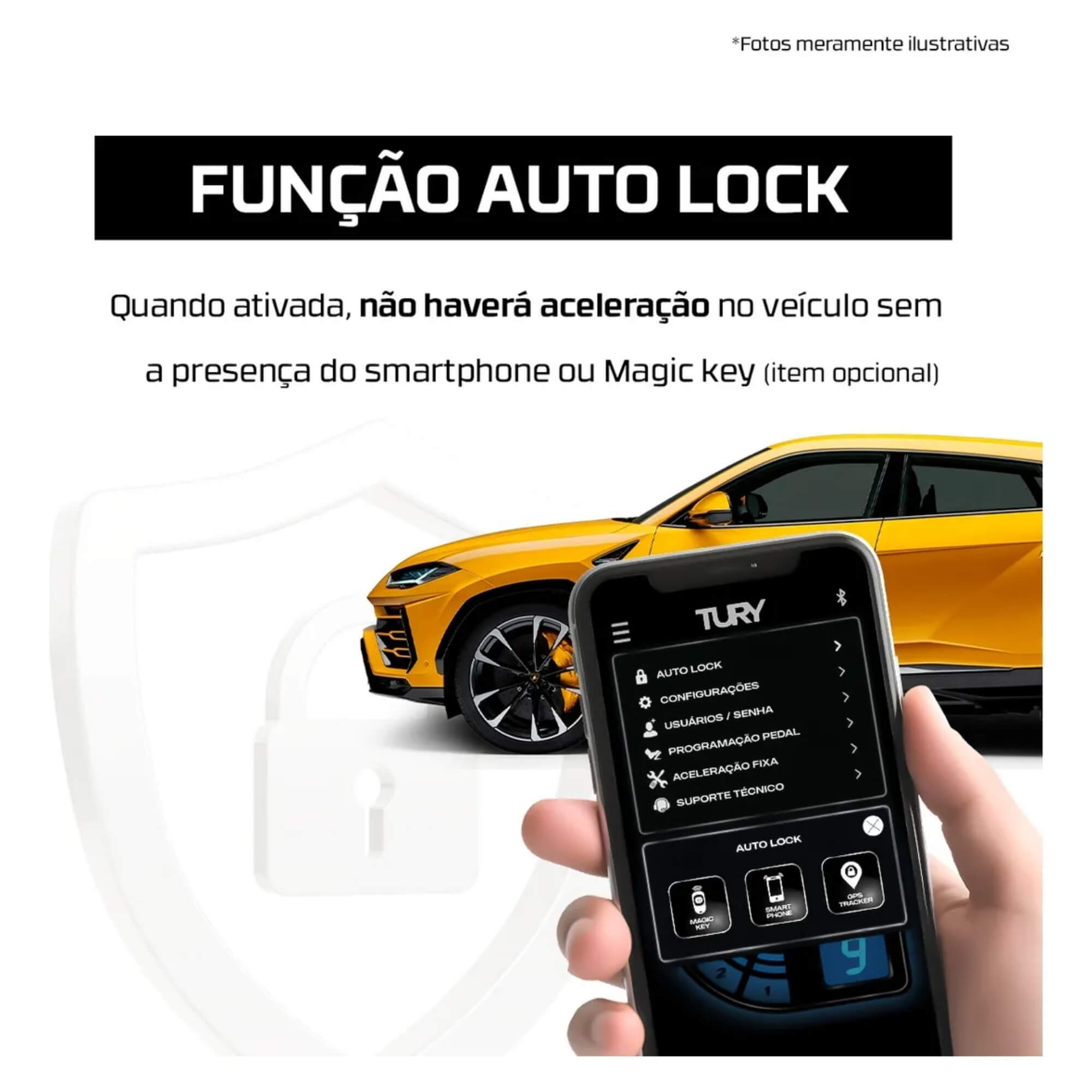Módulo Acelerador Pedal FAST BT 5.2 c/ App compatível c/ K2500/Bongo/K2700 Tury - FAST MAX 5.0 BA