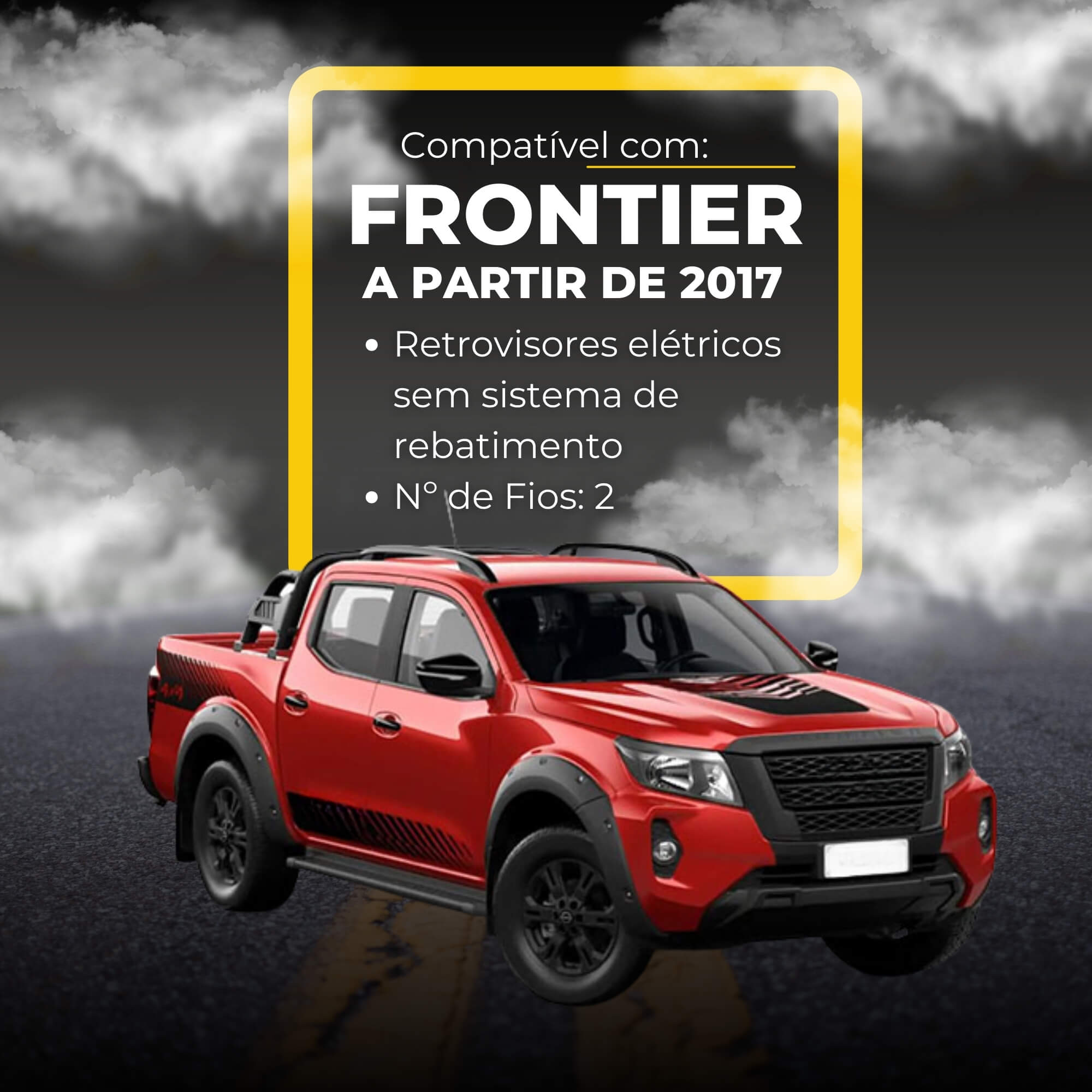 Módulo Tilt Down Retrovisor compatível c/ Frontier a partir de 2017 Tury - PARK 1.3.8 DJ