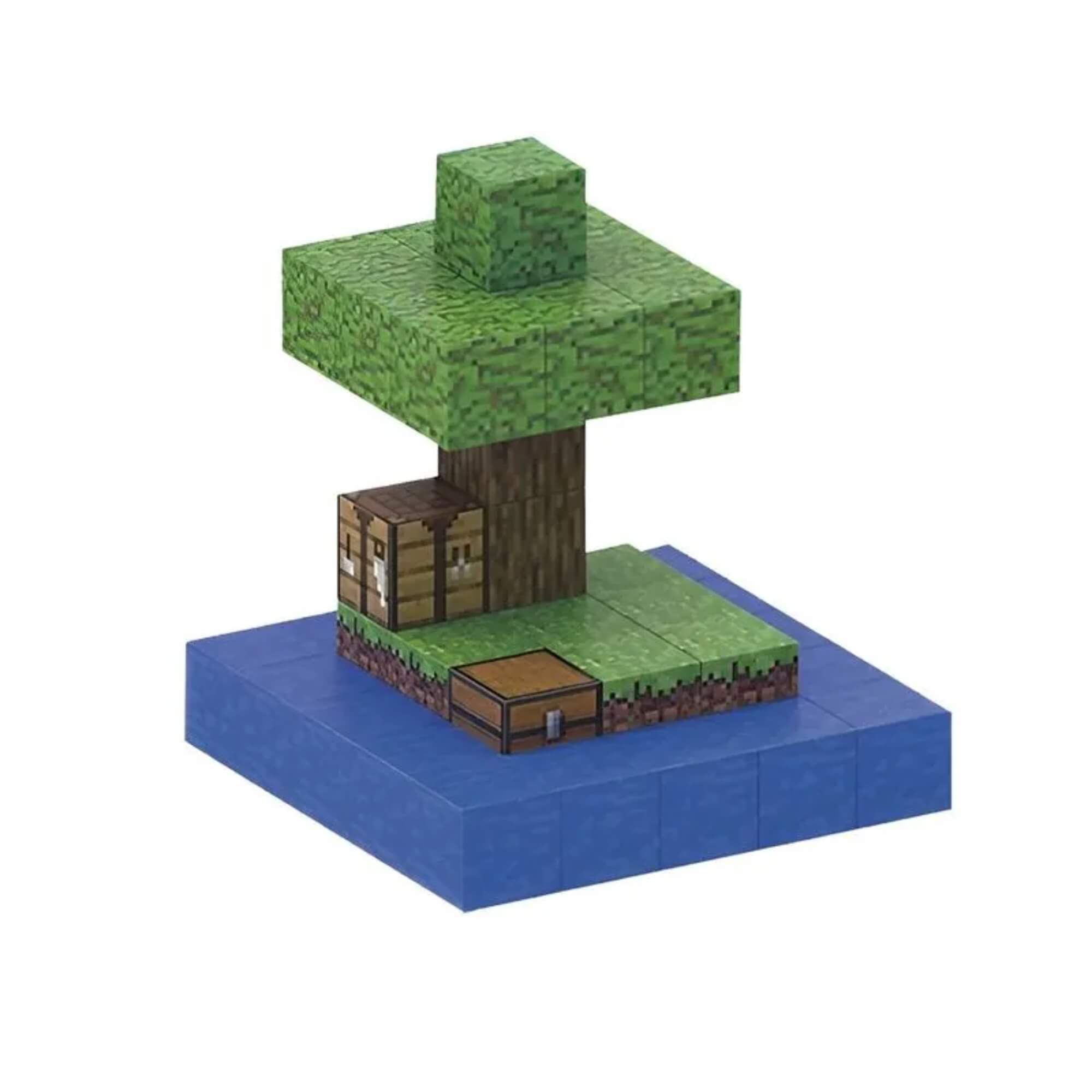 COMP Kit 38 Blocos Magnéticos + 6 Bonecos Minecraft - Sortido
