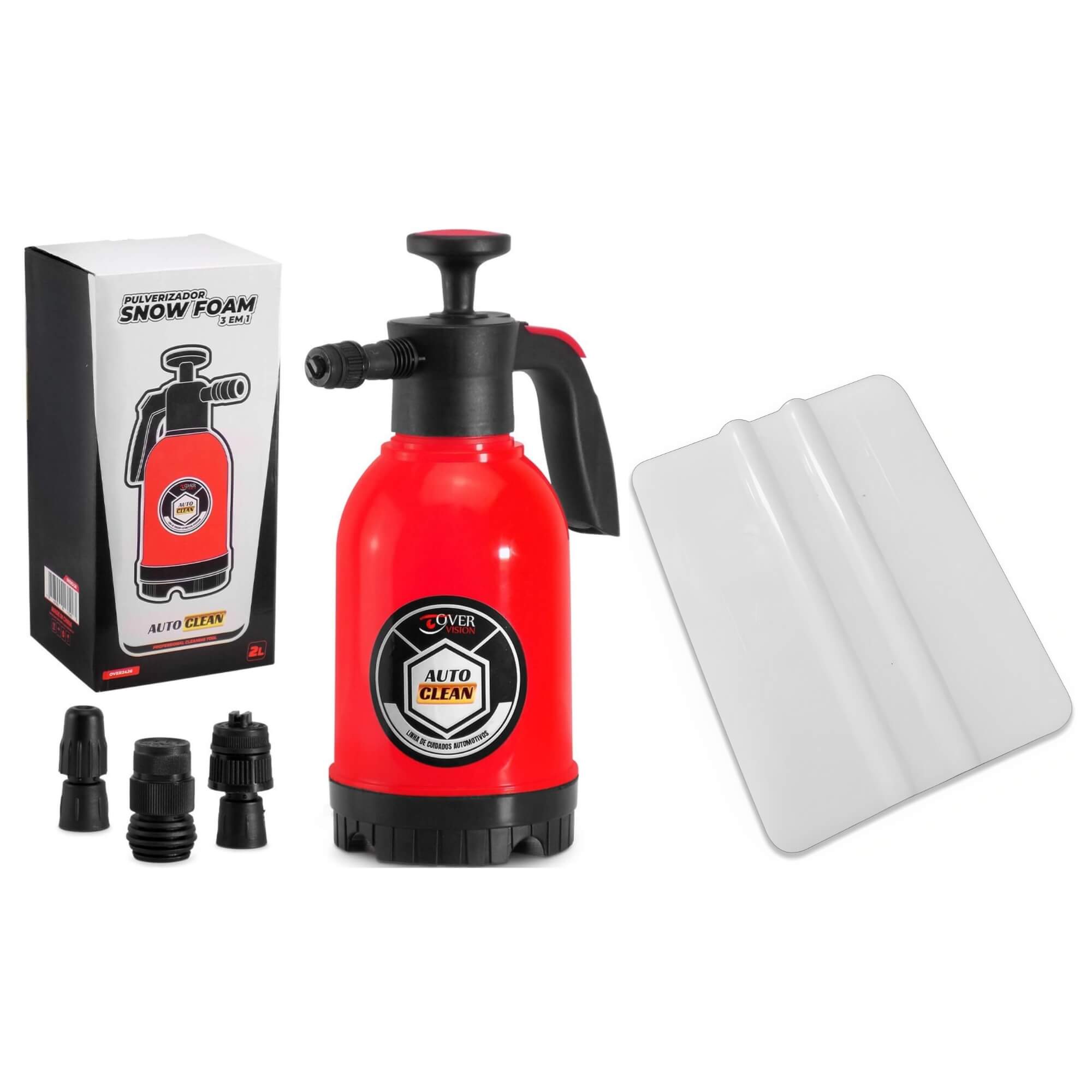 COMP Kit Instalação Insulfilm Pulverizador + Espátula Branca