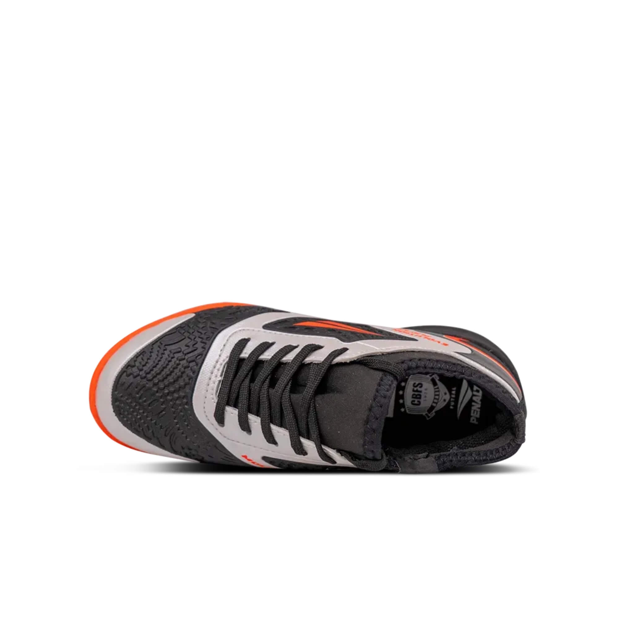 Chuteira Futsal Evolution Player Infantil Y-1 Tamanho 36 (Branco e Cinza) Penalty - 126311104536