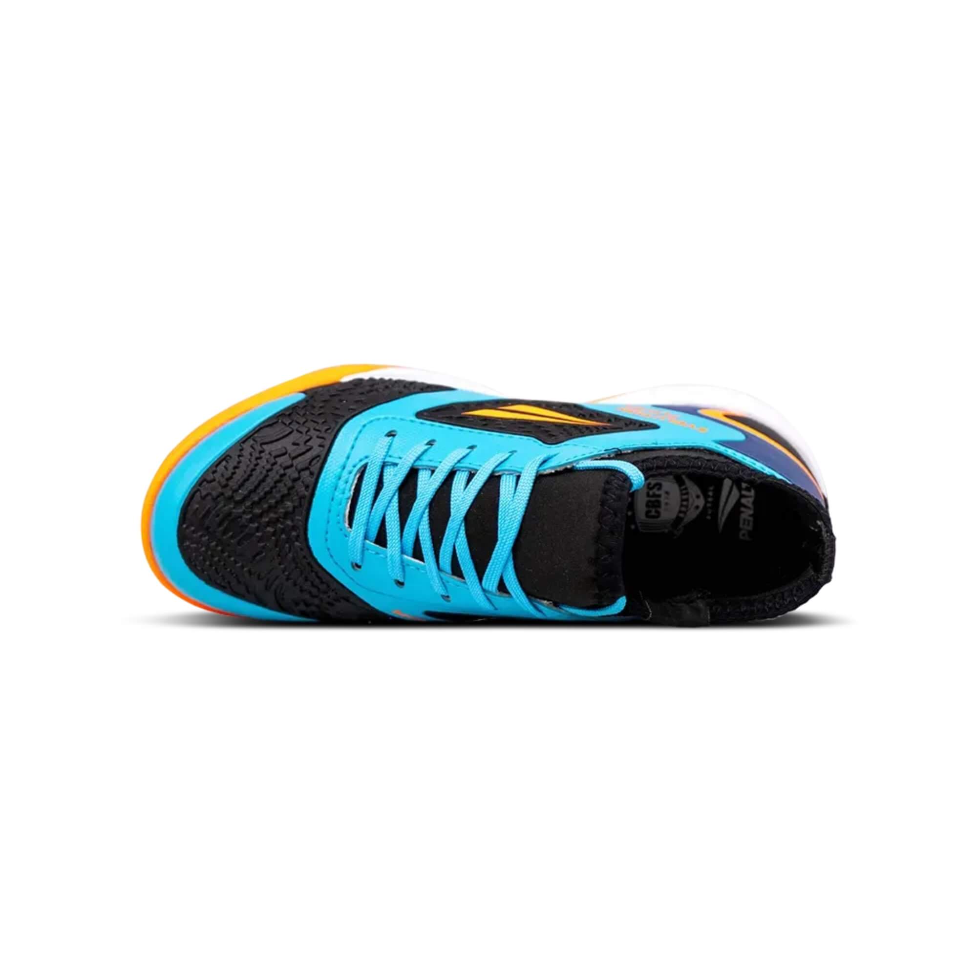 Chuteira Futsal Evolution Player Infantil Y-1 Tamanho 32 (Azul e Laranja) Penalty - 126311708332