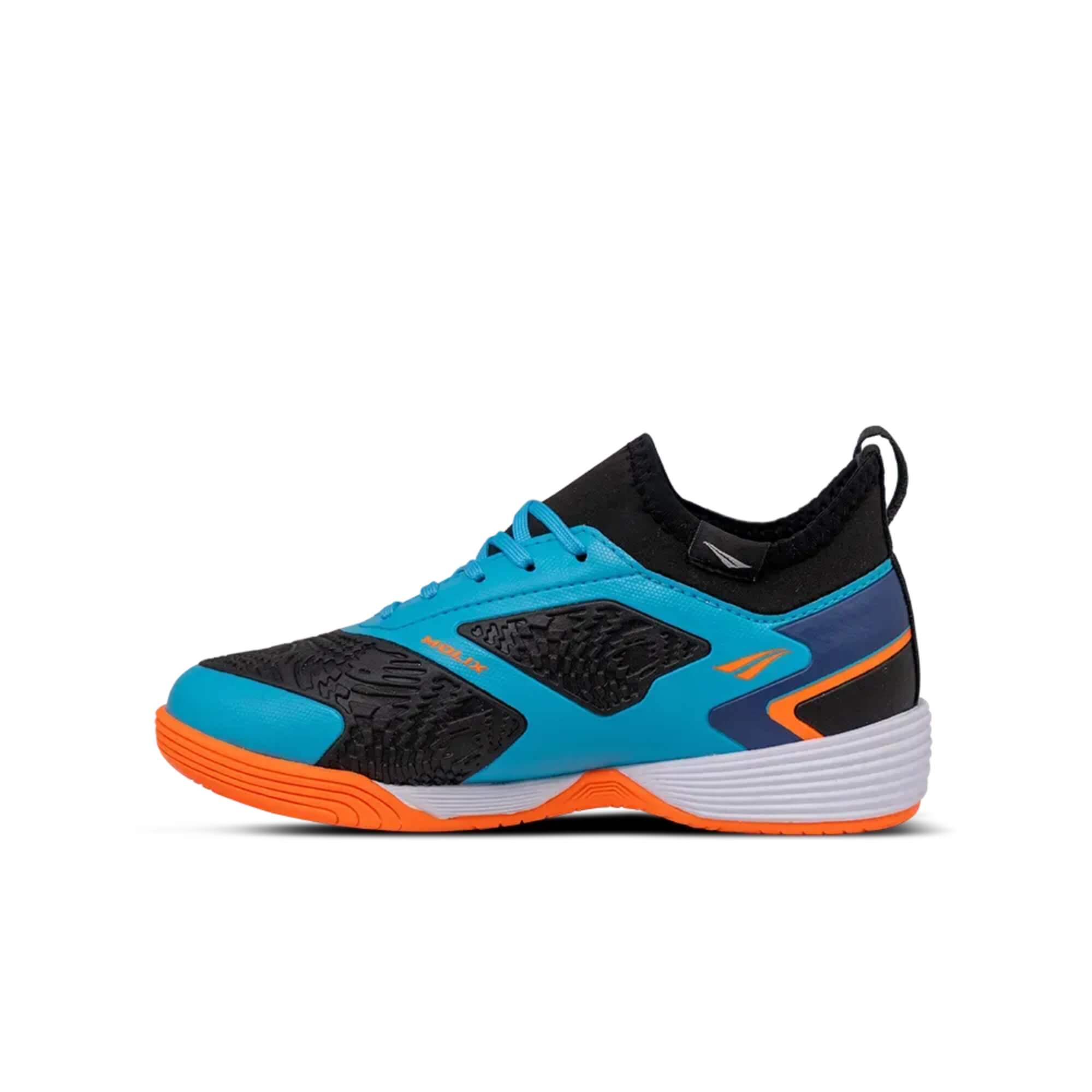 Chuteira Futsal Evolution Player Infantil Y-1 Tamanho 33 (Azul e Laranja) Penalty - 126311708333