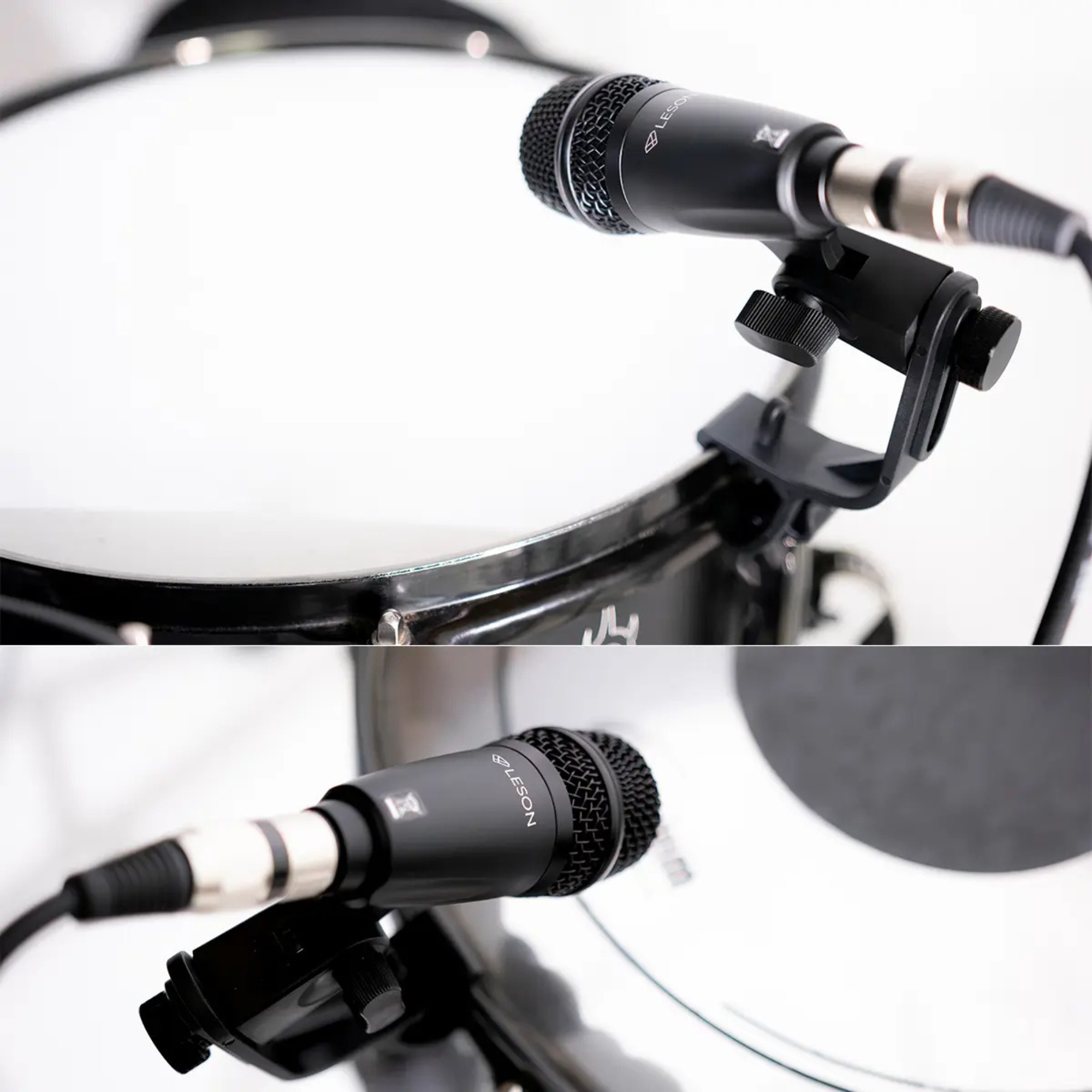 Kit Microfone Bateria Ldm507 7 Peças Percussão Maleta Cor Preto Leson - 2AM002310