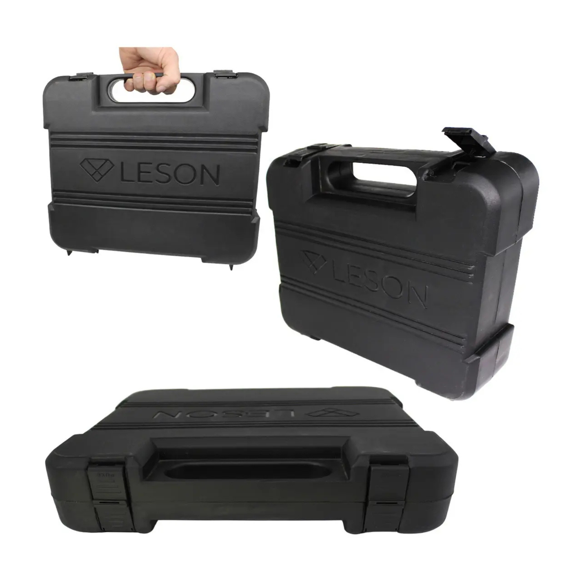 Kit Microfone Bateria Ldm507 7 Peças Percussão Maleta Cor Preto Leson - 2AM002310