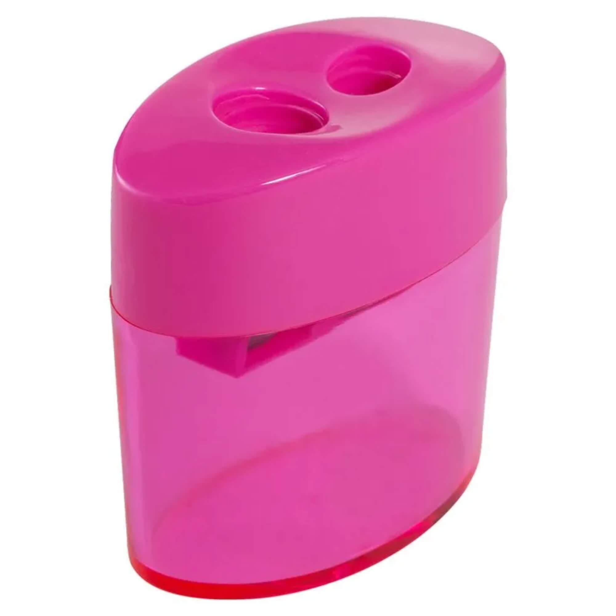 Apontador Duplo Oval com Depósito Caixa com 12 unidades Leonora Leo&Leo- 4534