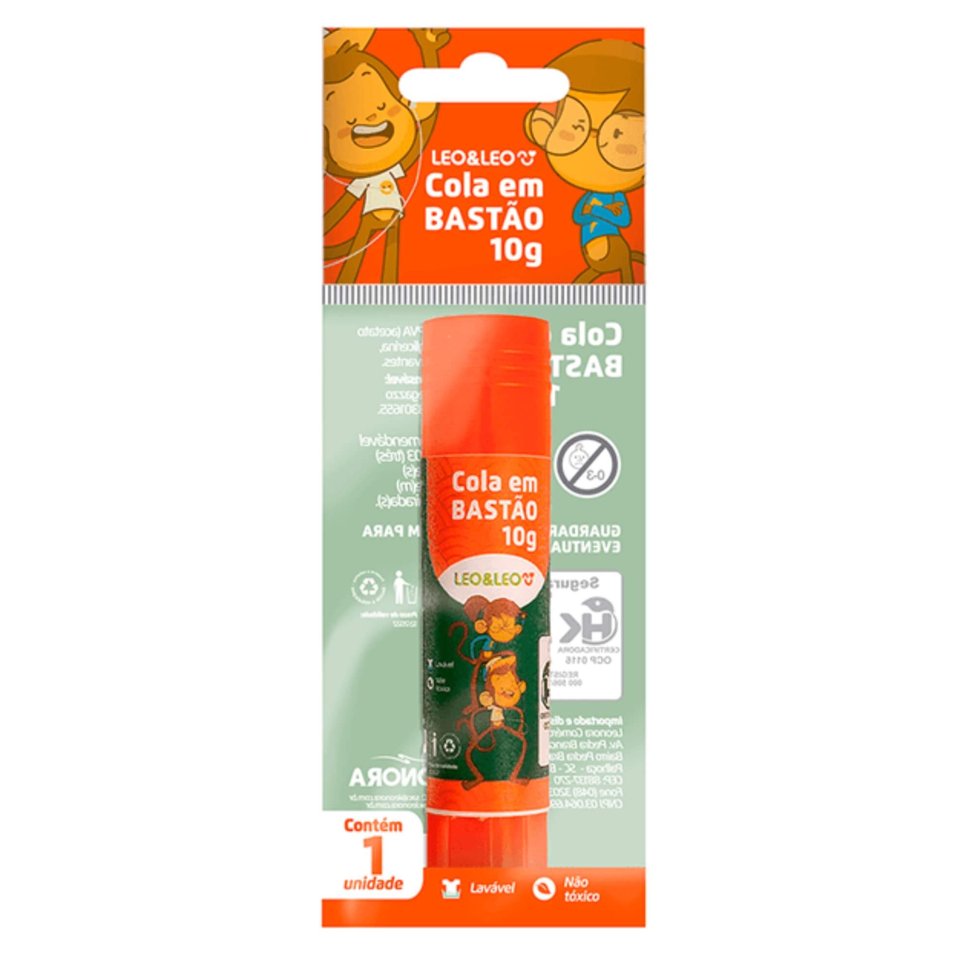 Cola Bastão 10 Gramas Caixa 48 unidades Leonora Leo&Leo - 4581