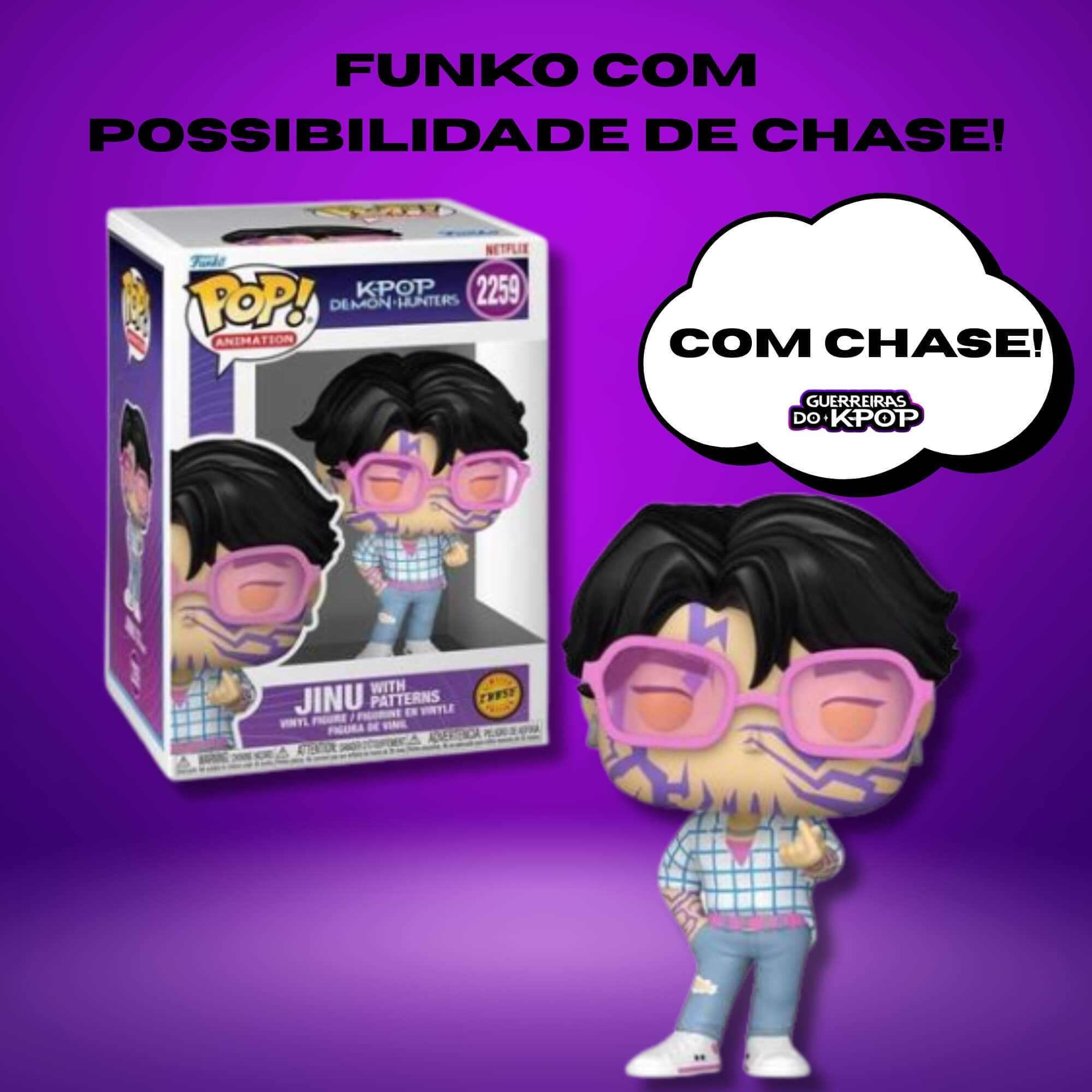 Boneco Funko Pop! Guerreiras do K-Pop Jinu Candide - 12908