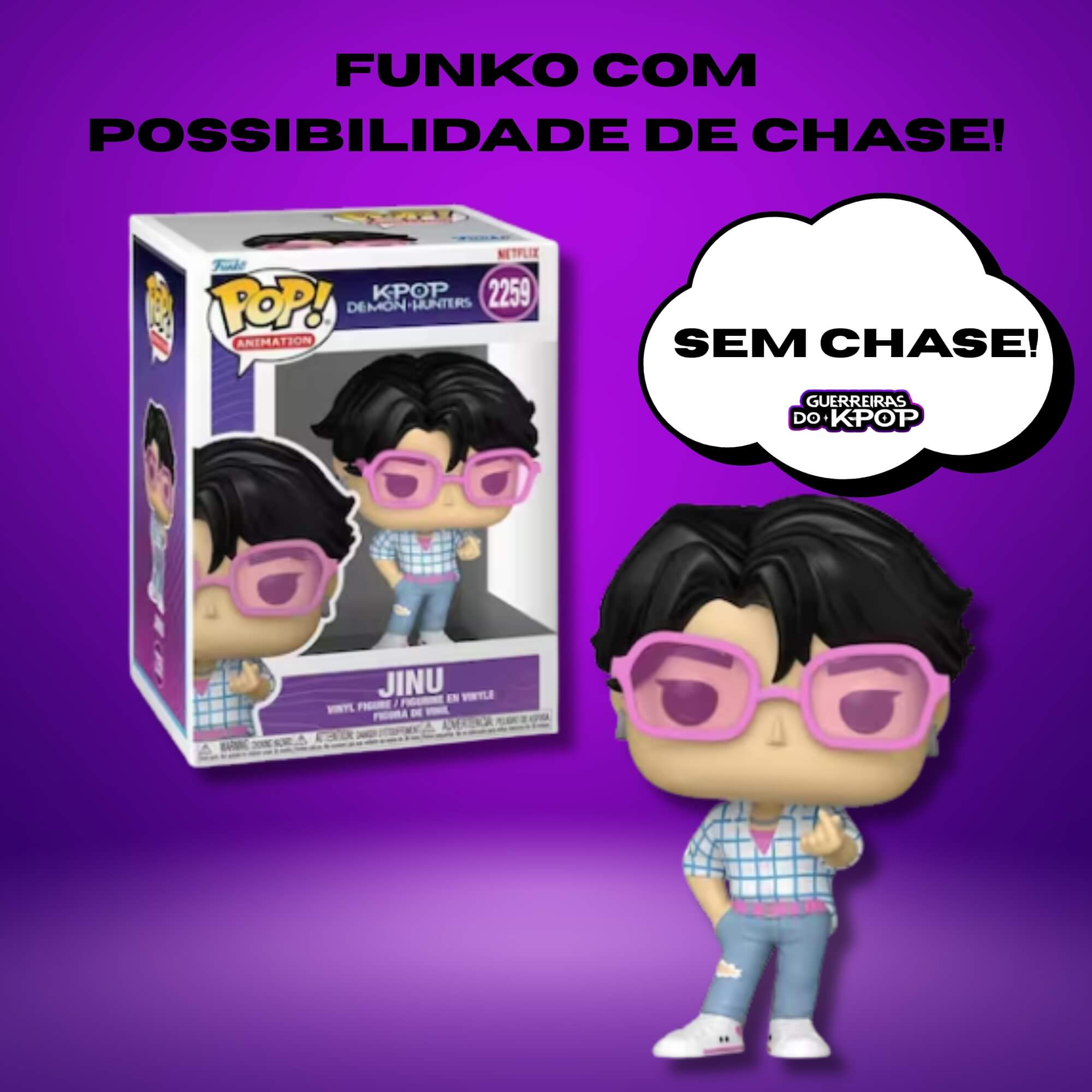 Boneco Funko Pop! Guerreiras do K-Pop Jinu Candide - 12908