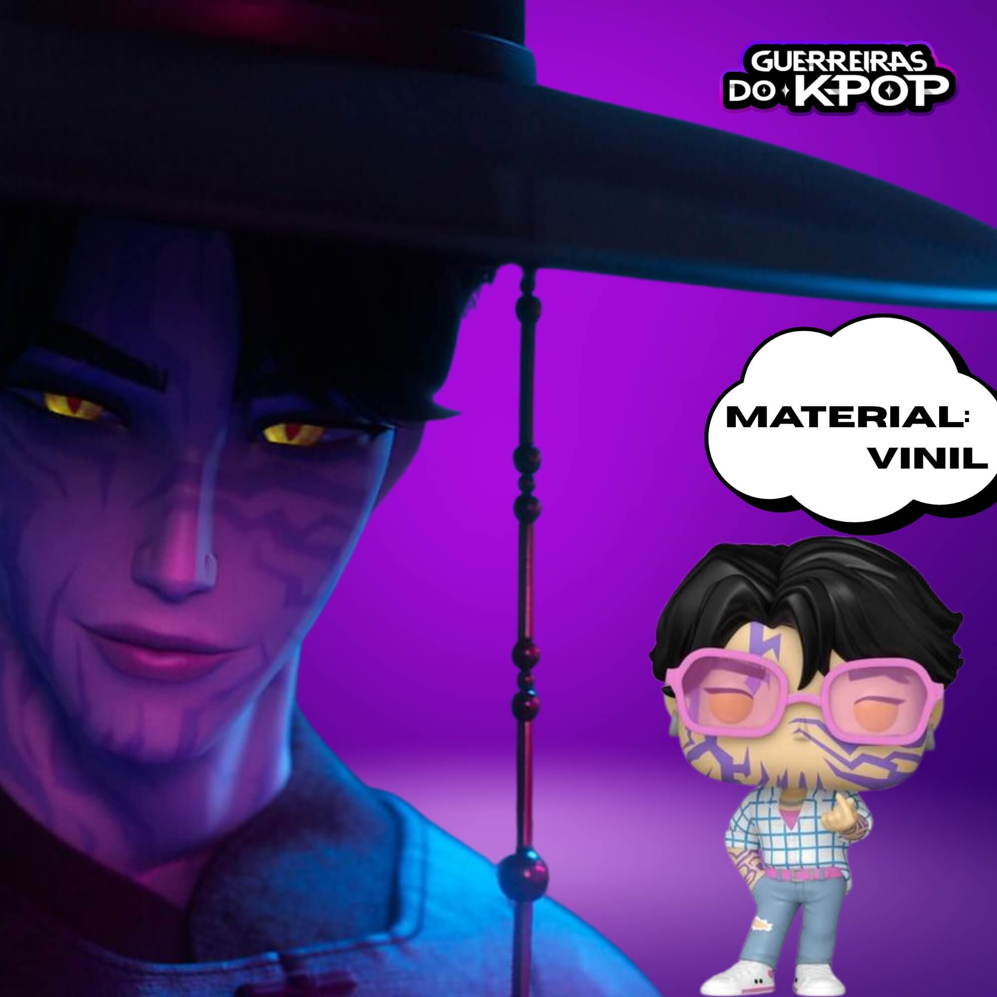 Boneco Funko Pop! Guerreiras do K-Pop Jinu Candide - 12908