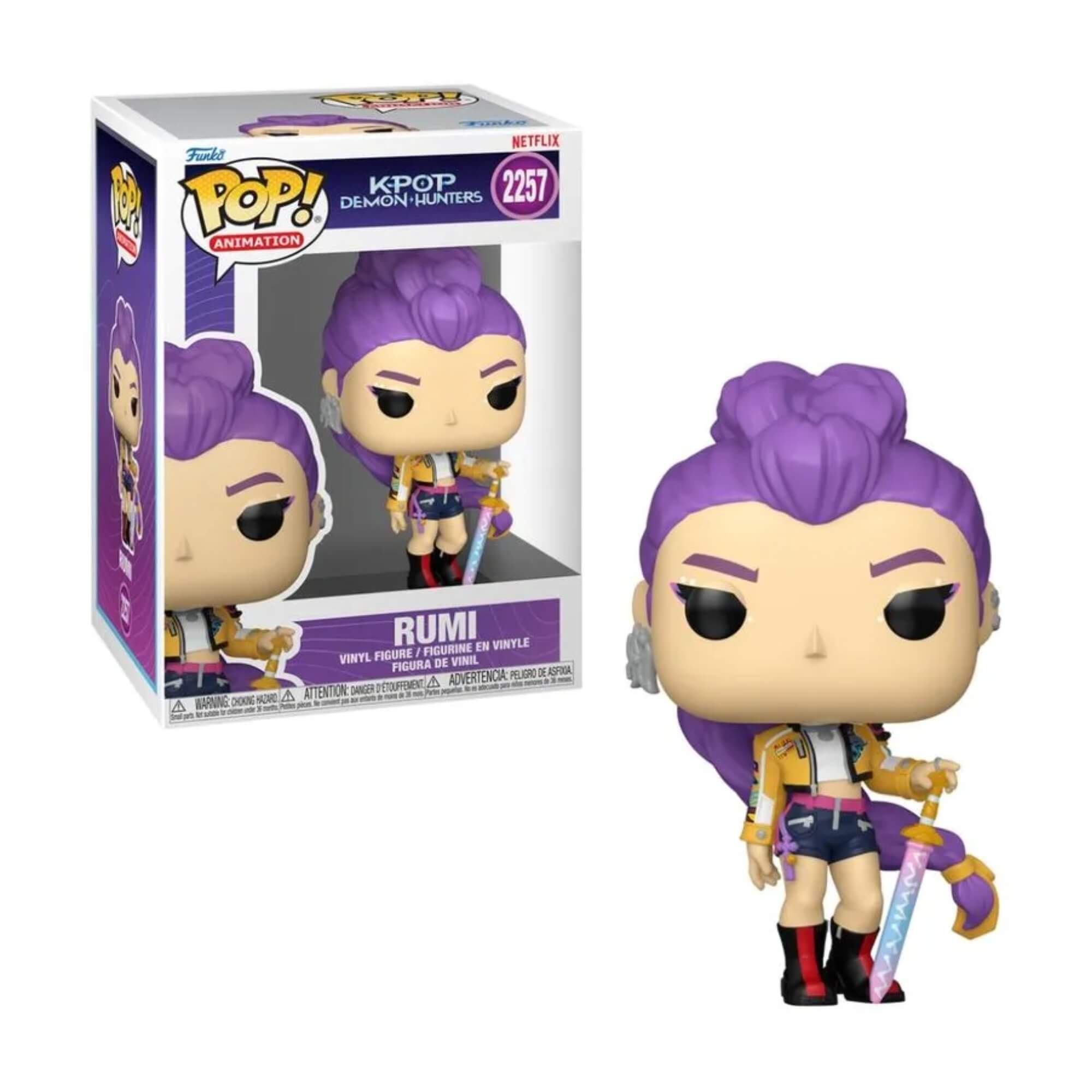 Boneco Colecionável Funko Pop! Guerreiras do K-Pop Rumi Candide - 12909
