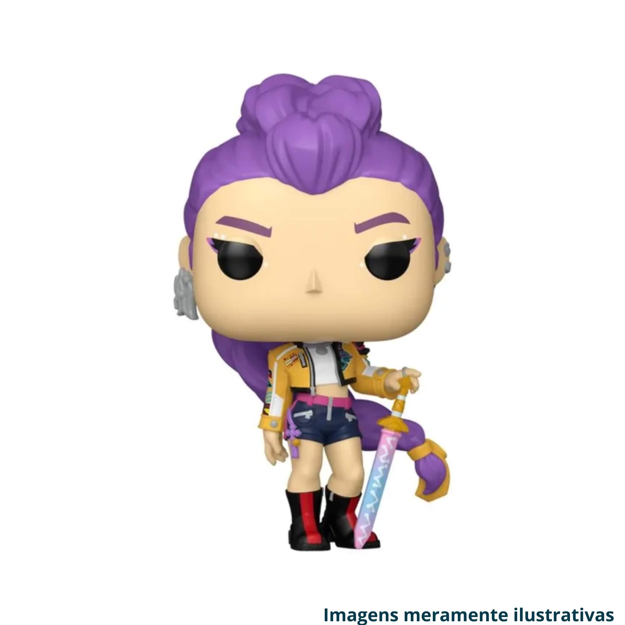 Boneco Colecionável Funko Pop! Guerreiras do K-Pop Rumi Candide - 12909