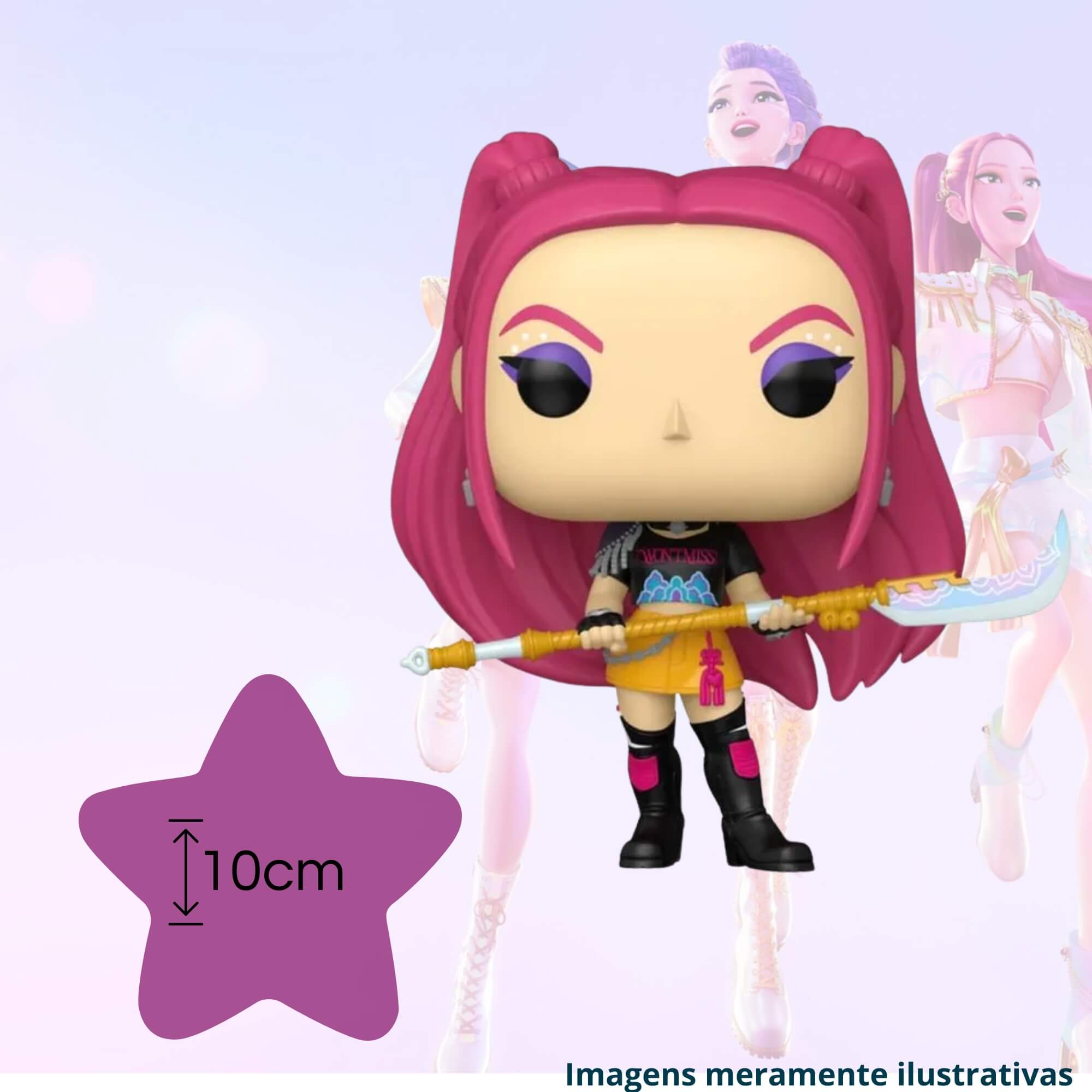 Boneco Colecionável Funko Pop! Guerreiras do K-Pop Mira Candide - 12911